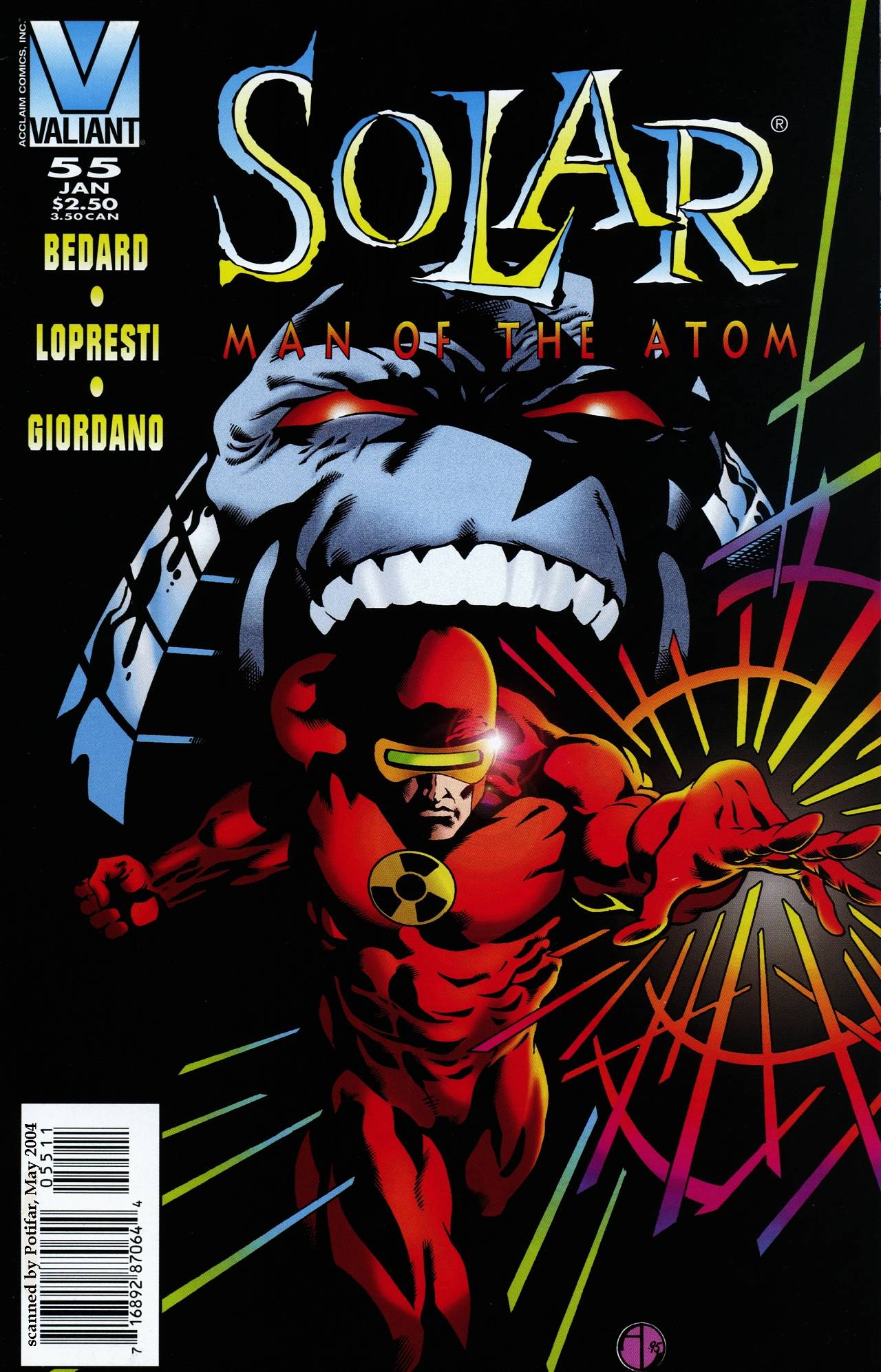 Read online Solar, Man of the Atom comic -  Issue #55 - 1