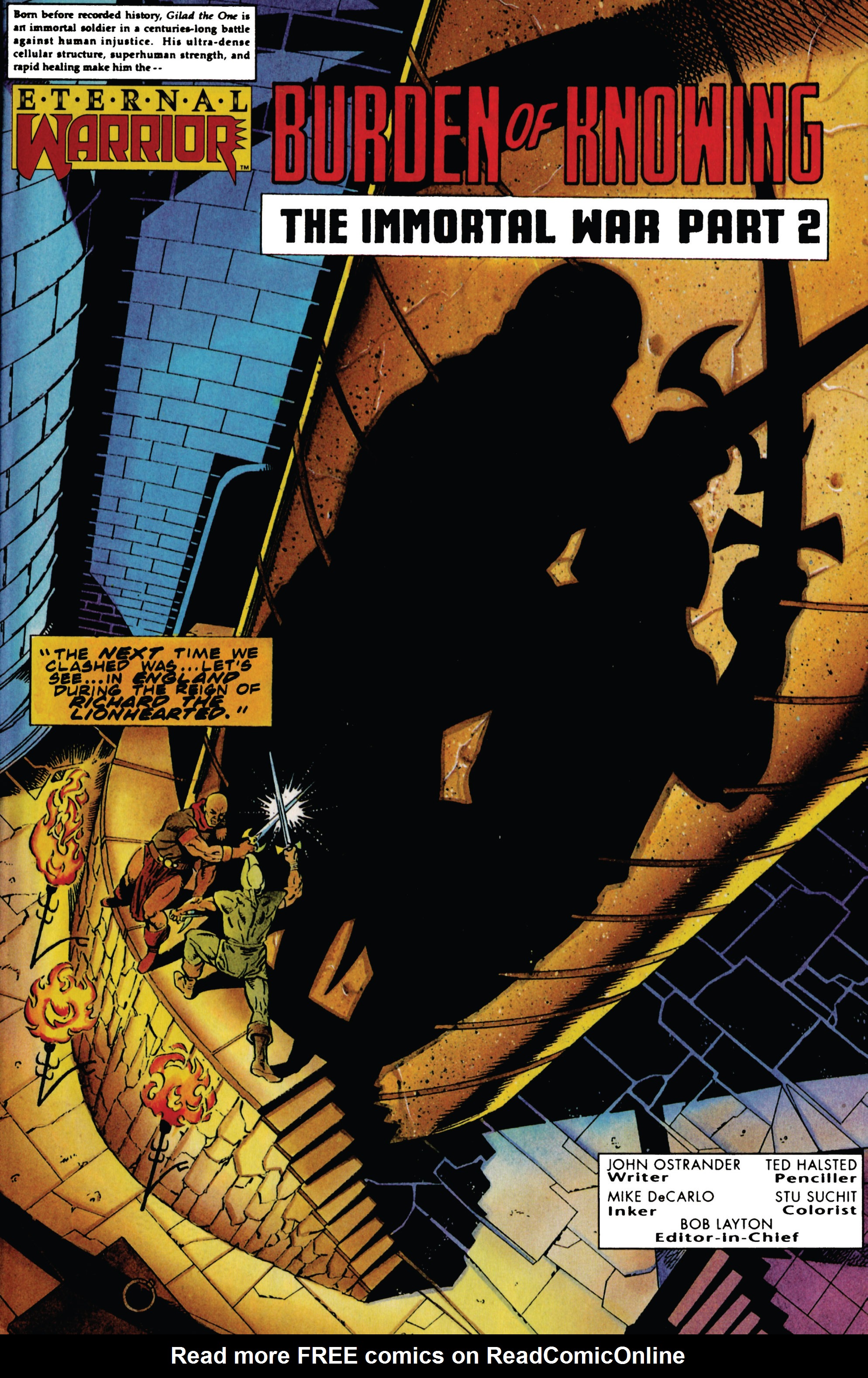 Read online Eternal Warrior (1992) comic -  Issue #29 - 2