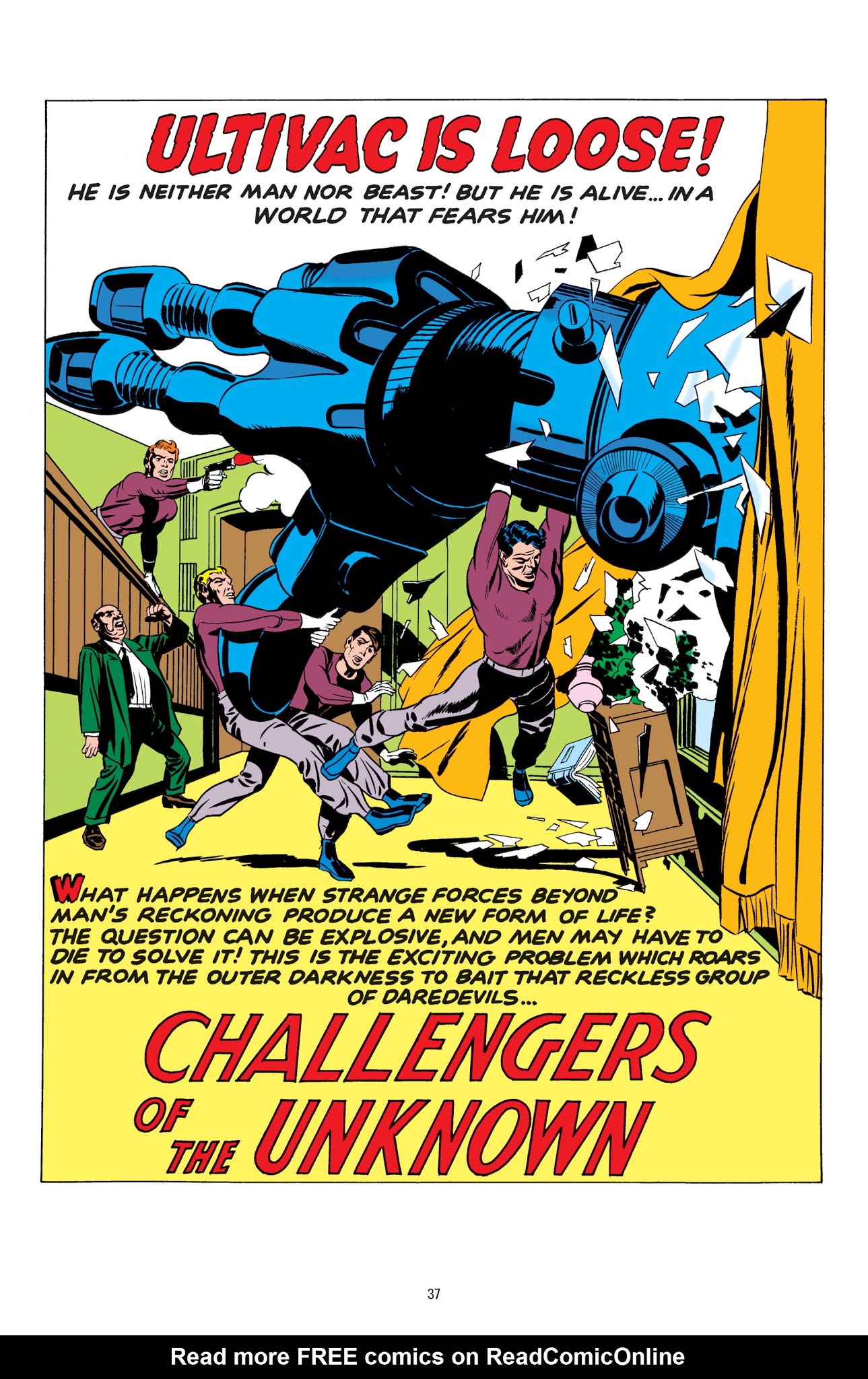 Read online Challengers of the Unknown by Jack Kirby comic -  Issue # TPB (Part 1) - 37