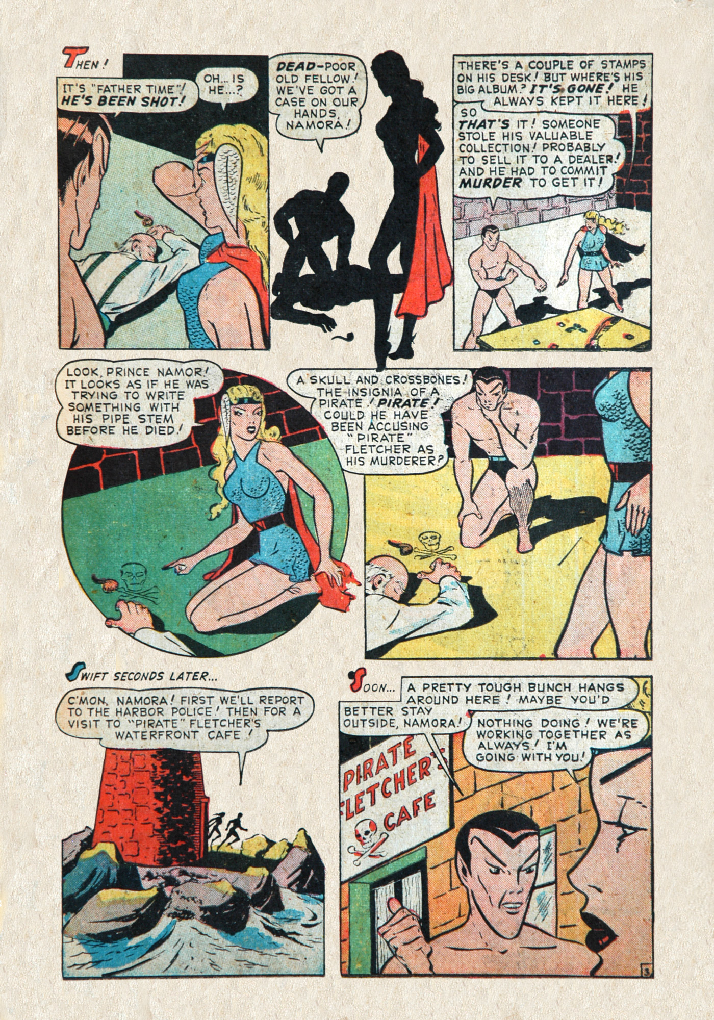 Read online Blonde Phantom Comics comic -  Issue #15 - 19