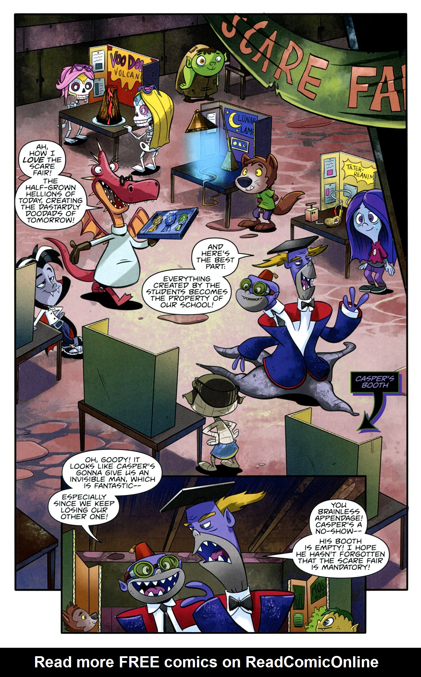 Read online Casper's Scare School comic -  Issue #2 - 3