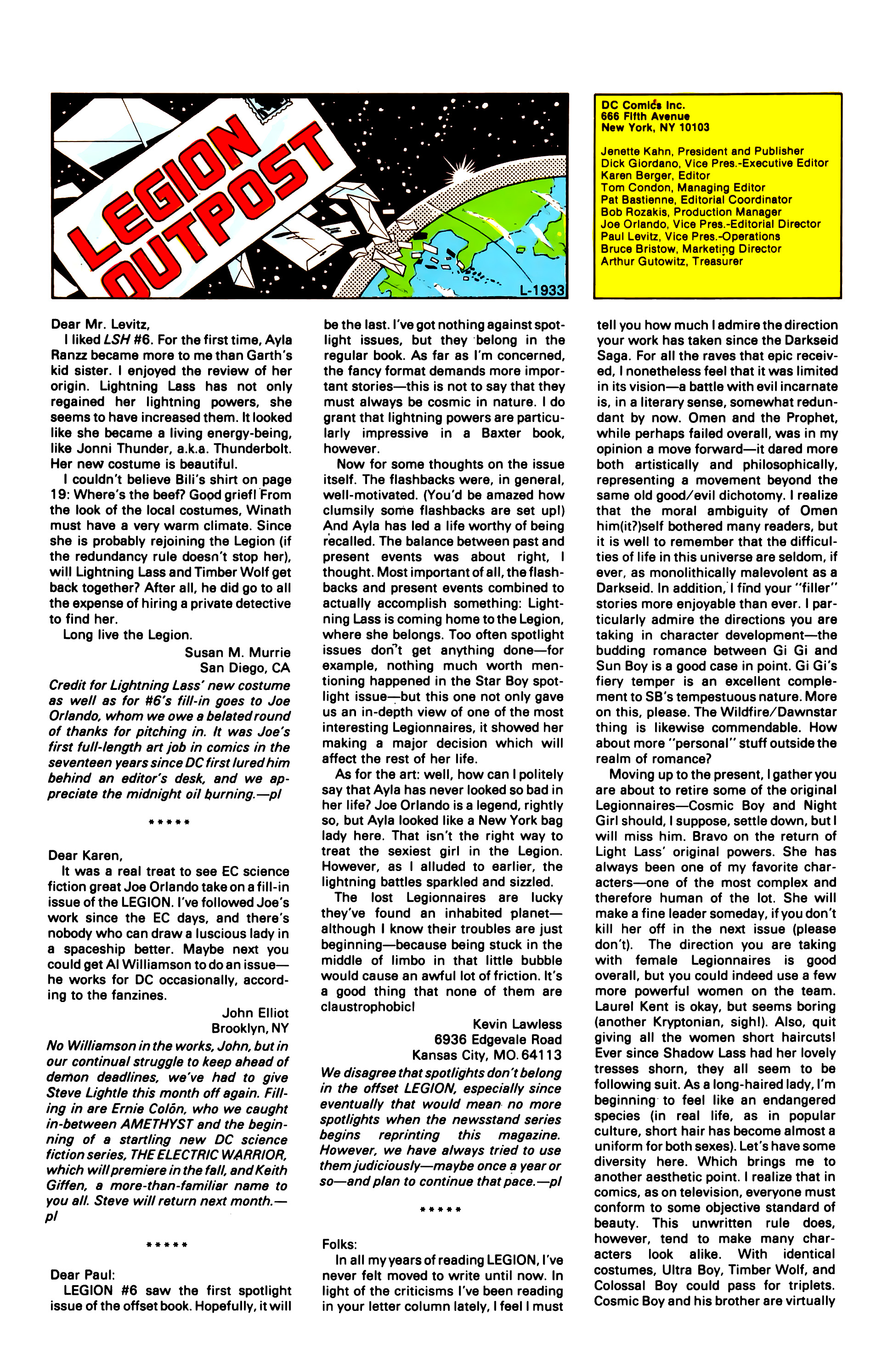 Read online Legion of Super-Heroes (1984) comic -  Issue #11 - 26