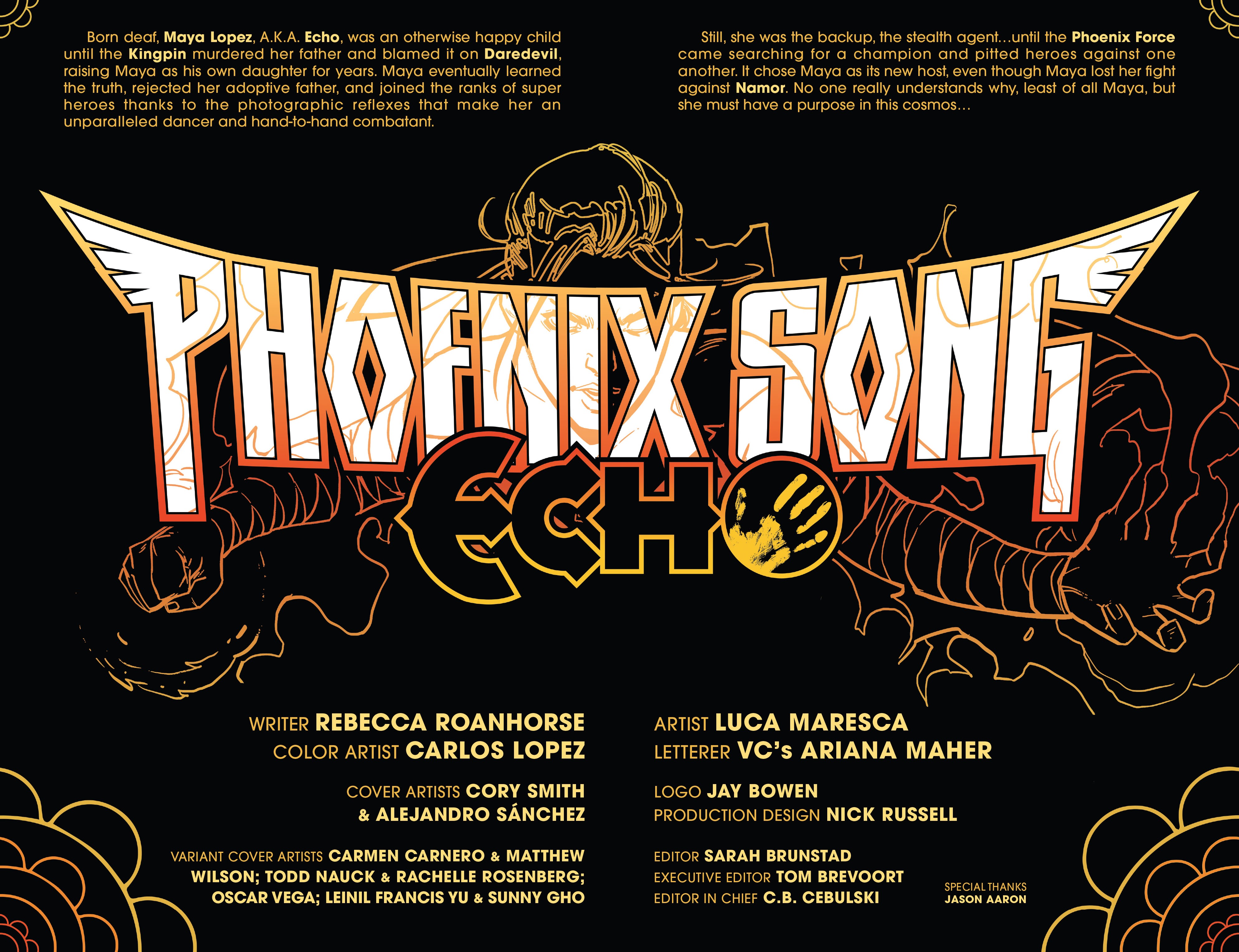 Read online Phoenix Song: Echo comic -  Issue #1 - 3