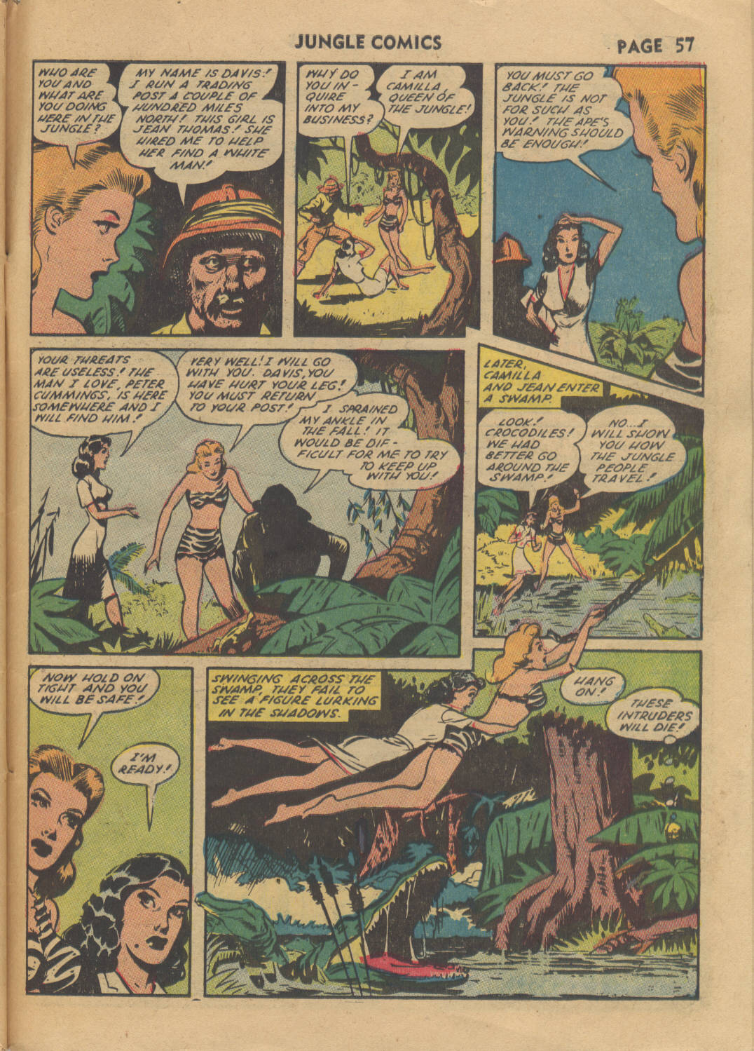 Read online Jungle Comics comic -  Issue #34 - 59