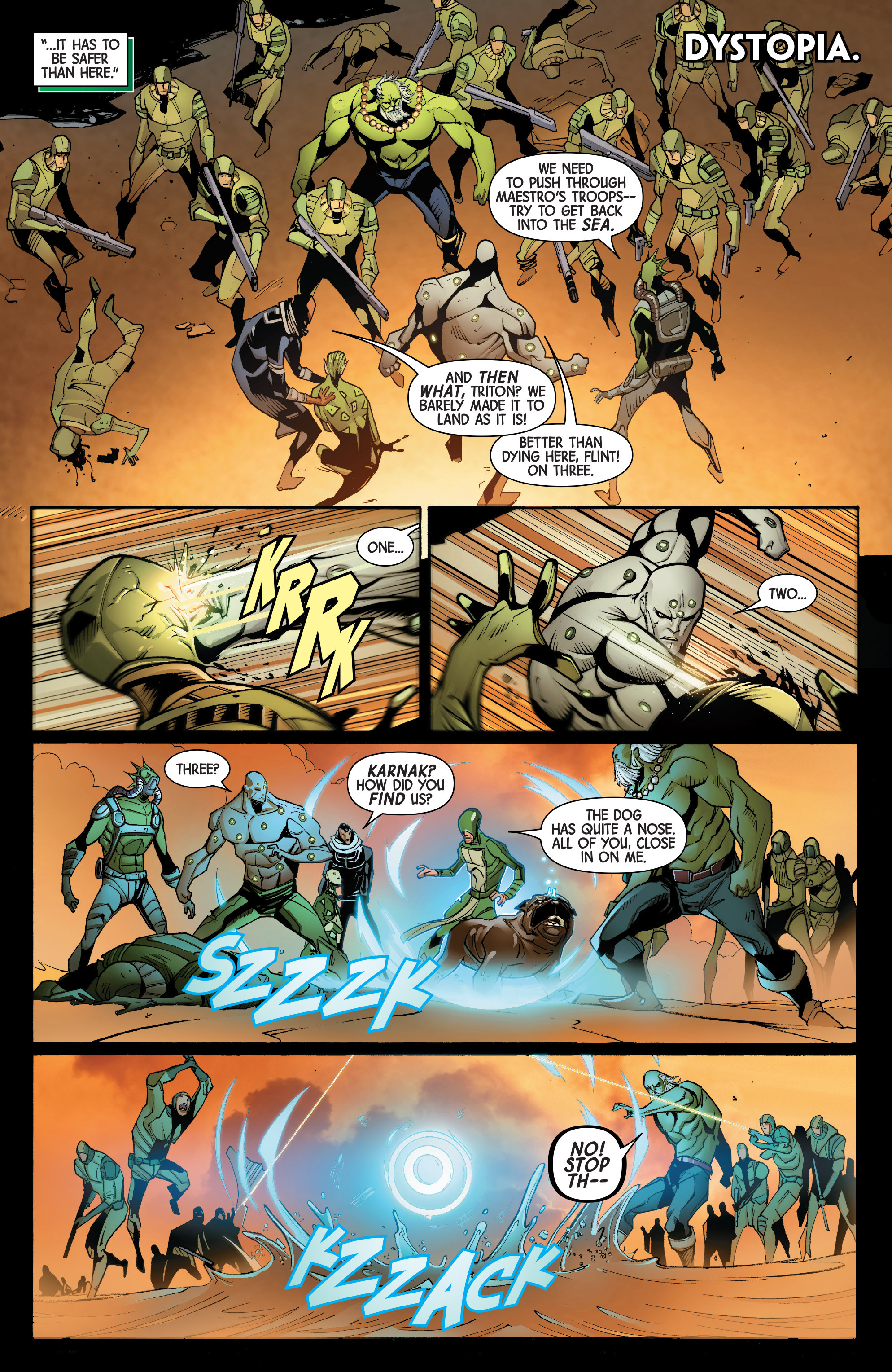 Read online Inhumans: Attilan Rising comic -  Issue #5 - 5