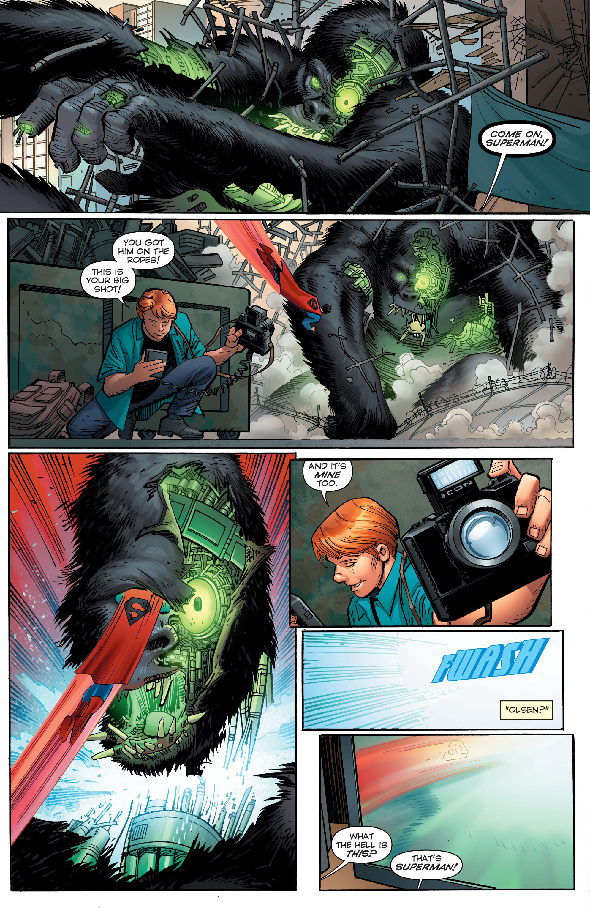 Read online Batman and Robin (2011) comic -  Issue #31 - Batman and Frankenstein - 23
