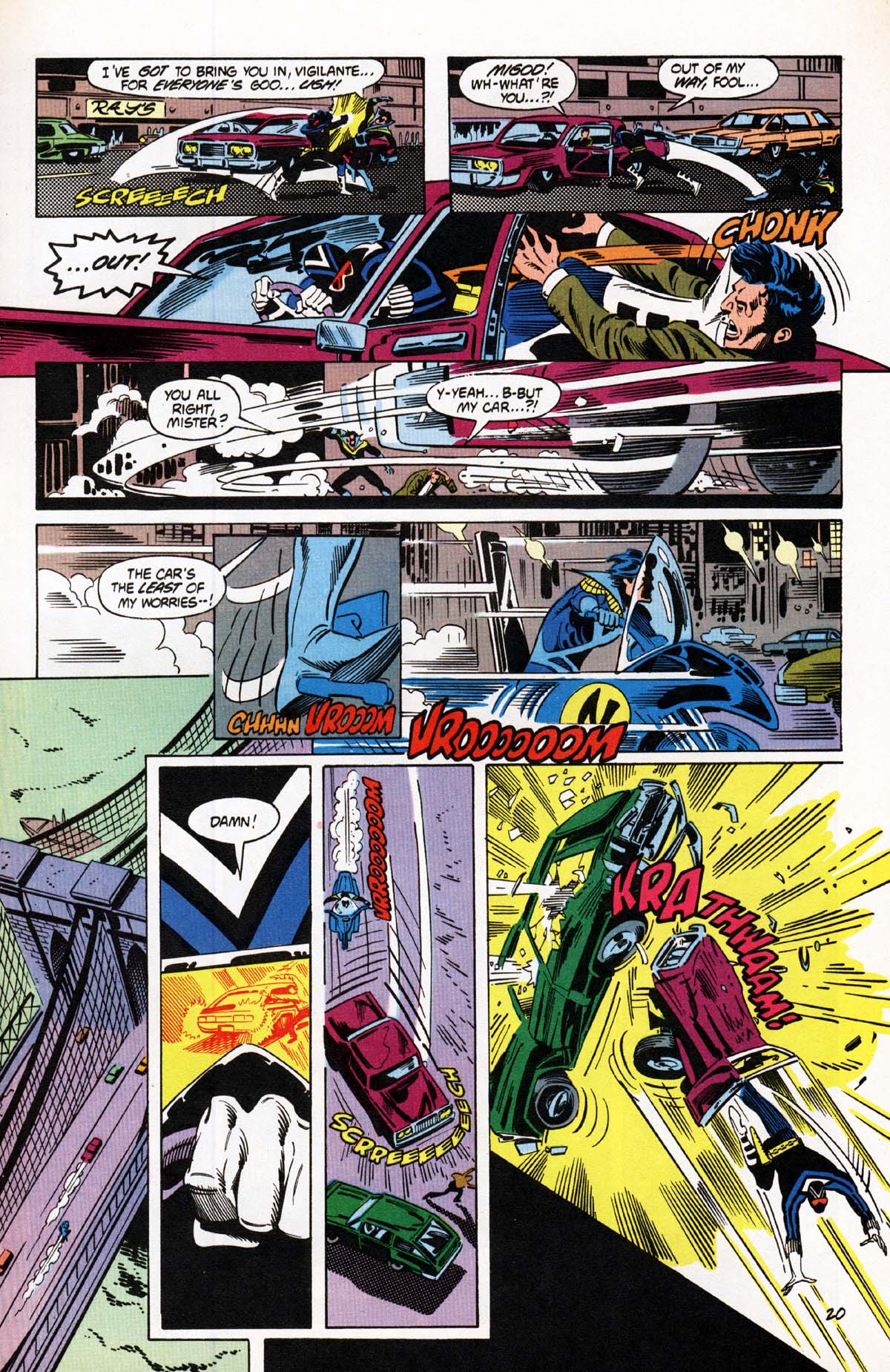 Read online Vigilante (1983) comic -  Issue #20 - 21