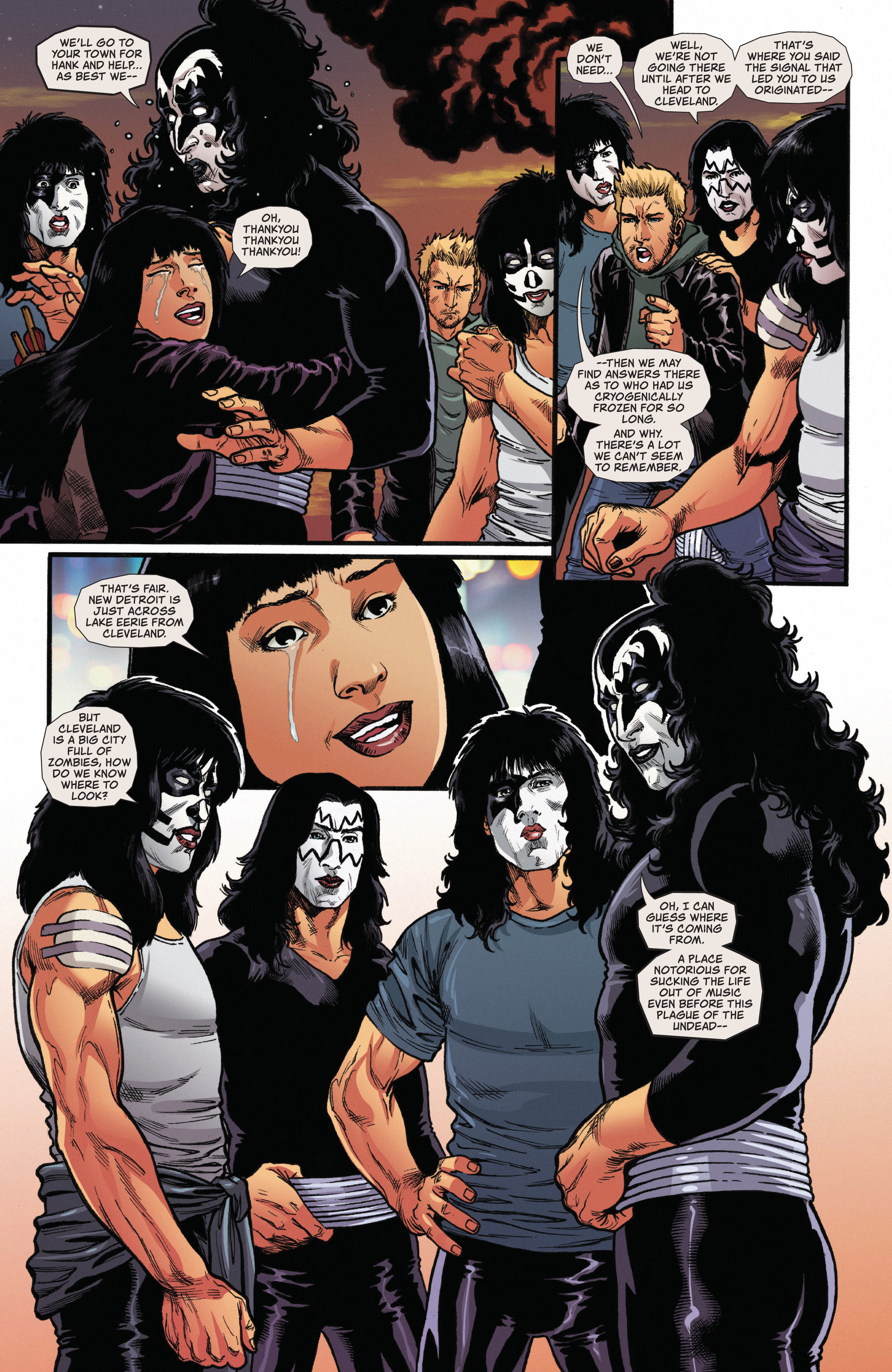 Read online Kiss: Zombies comic -  Issue #4 - 11