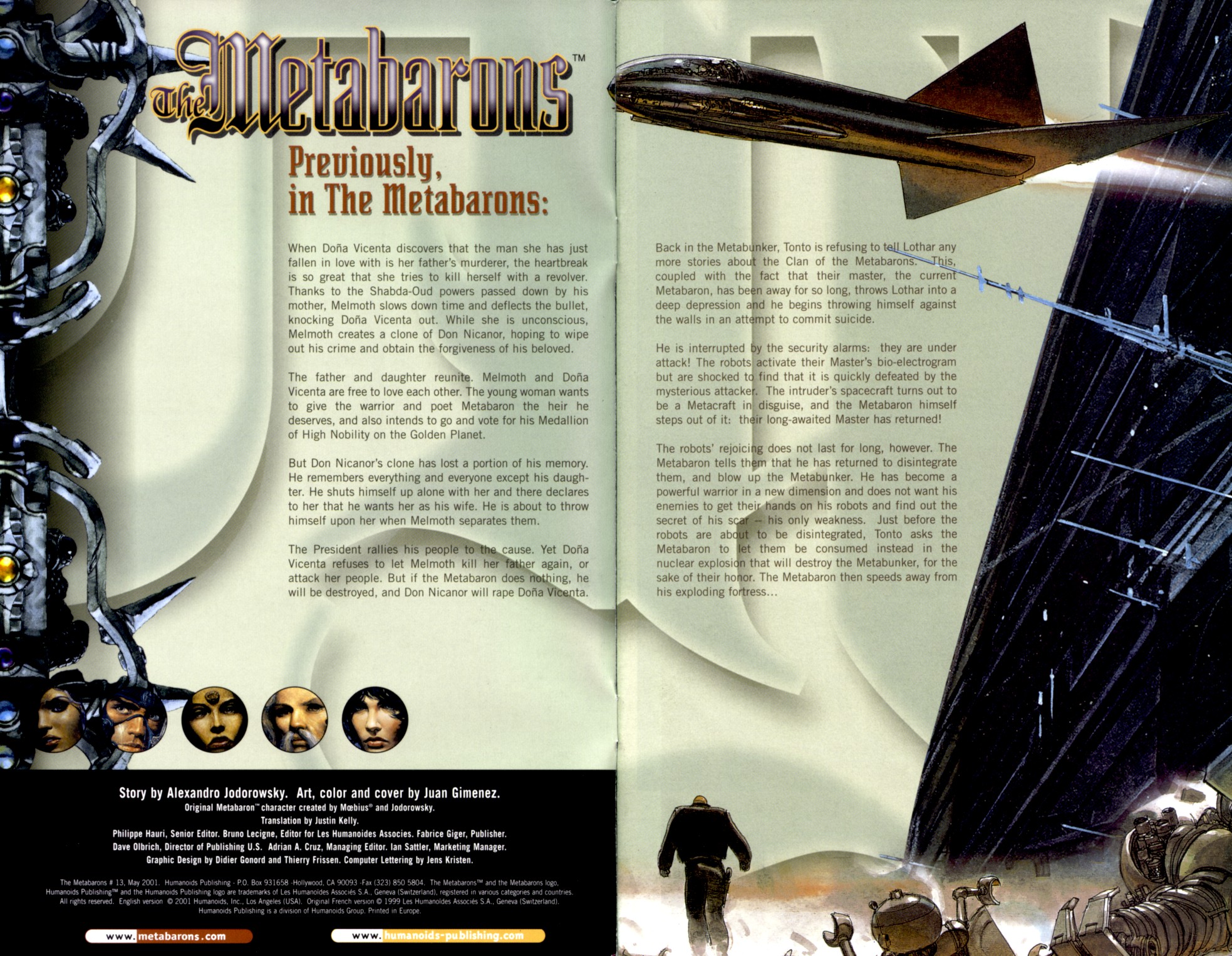 Read online The Metabarons comic -  Issue #13 - The Torment Of Dona vicenta - 2