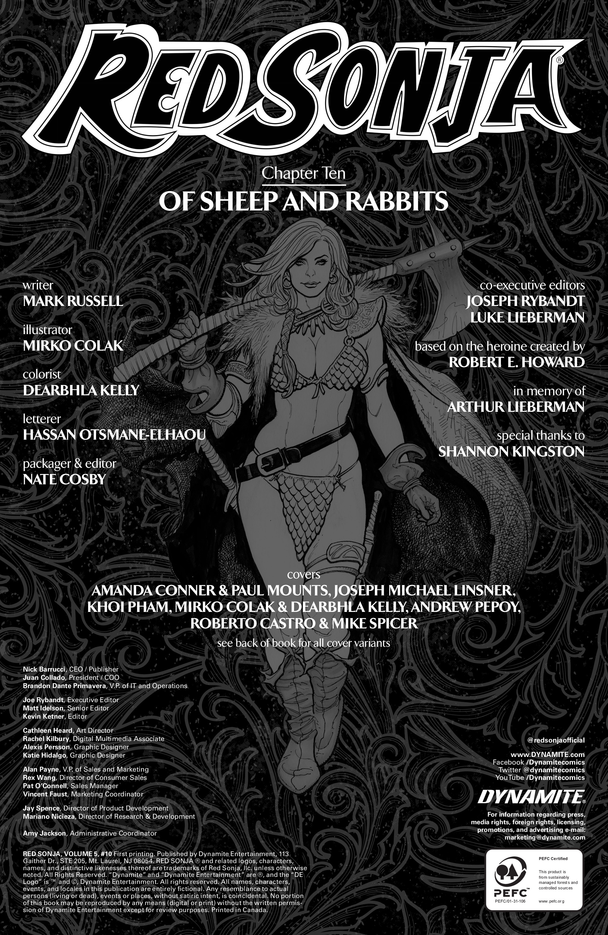 Read online Red Sonja (2019) comic -  Issue #10 - 28