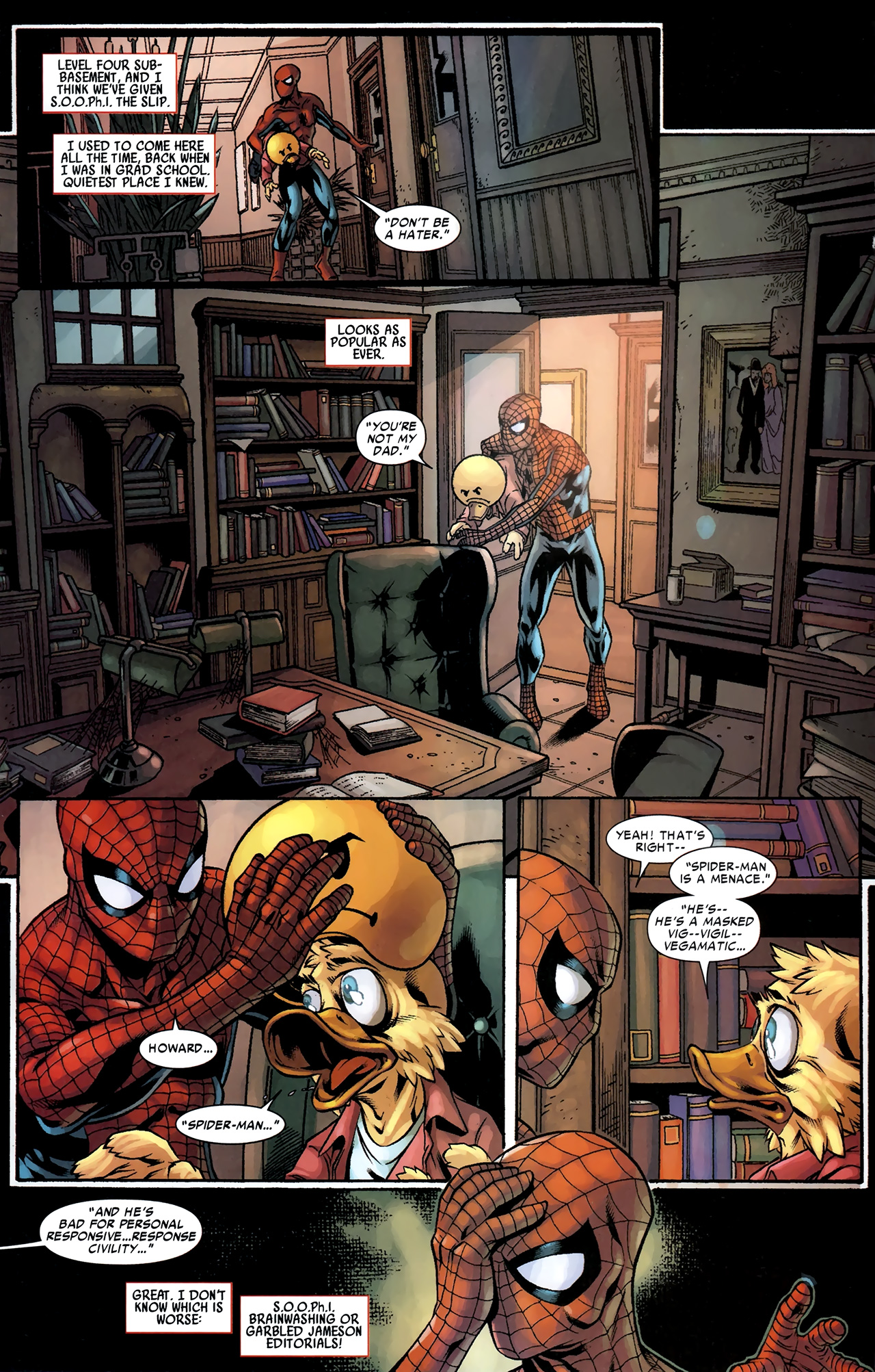 Read online The Amazing Spider-Man: Back in Quack comic -  Issue # Full - 12