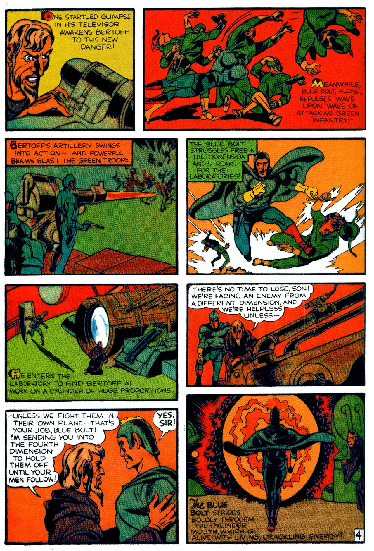 Read online Blue Bolt comic -  Issue # TPB - 34