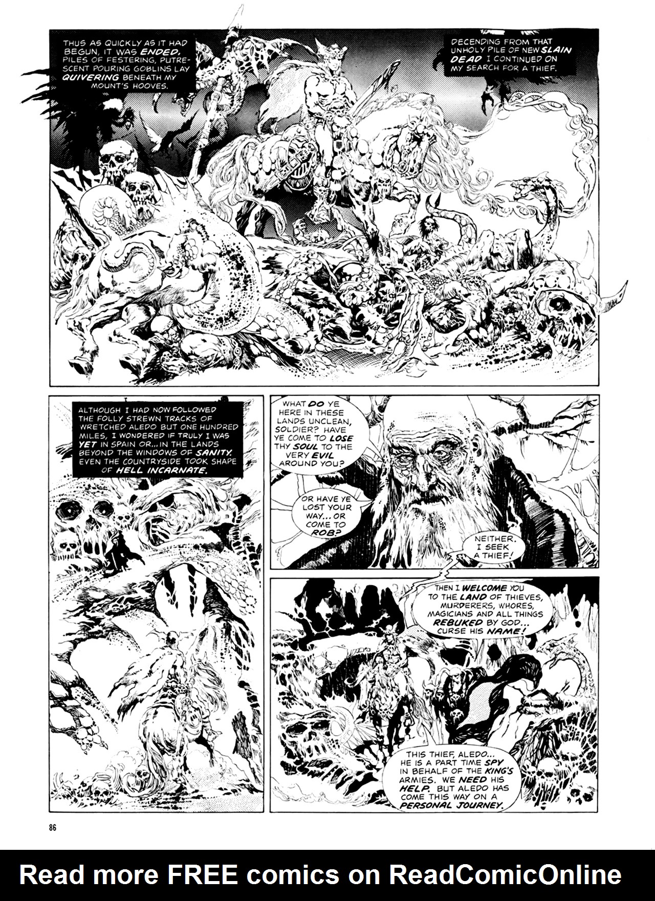 Read online Eerie Presents El Cid comic -  Issue # TPB - 86