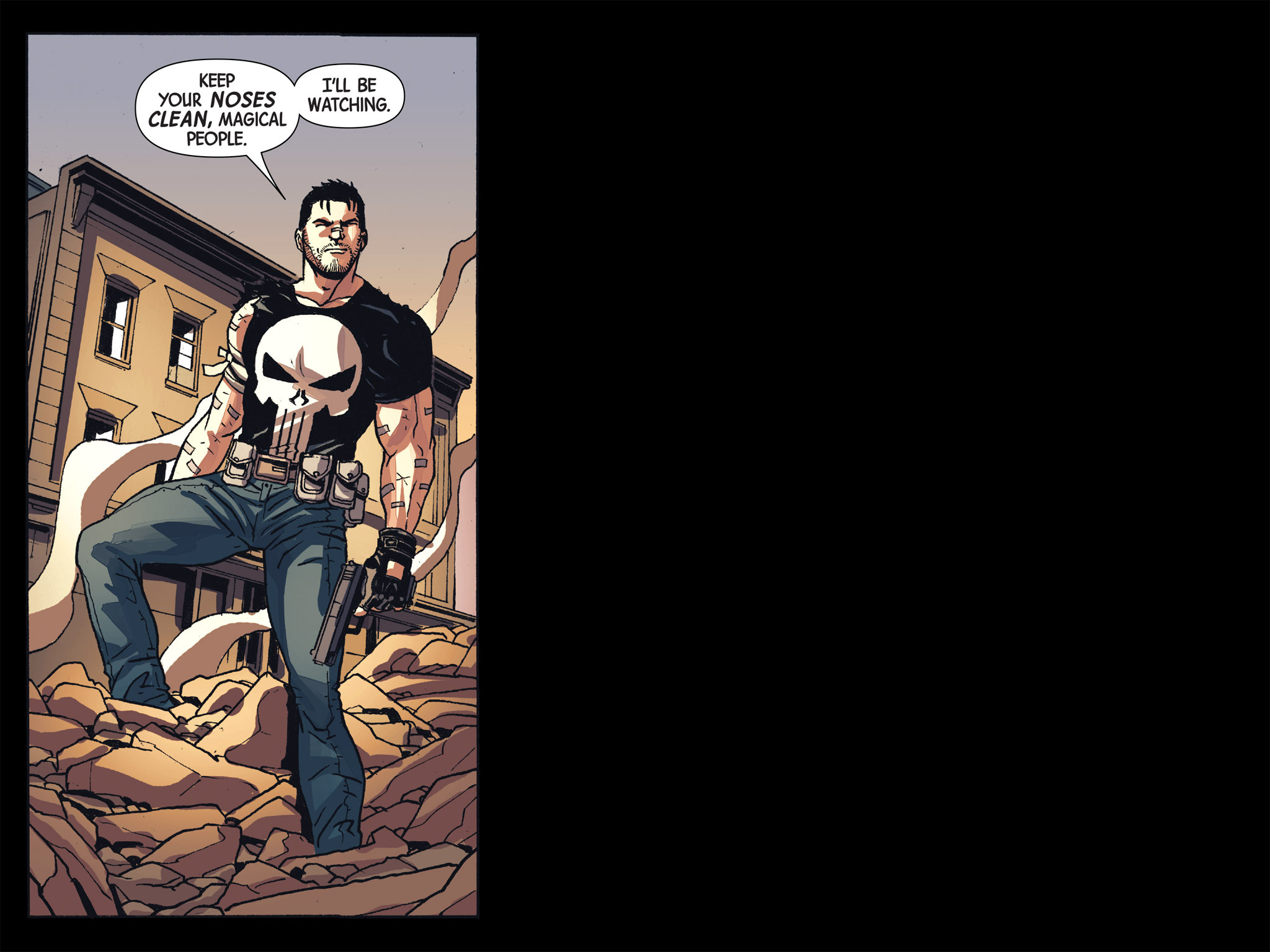 Read online Doctor Strange/Punisher: Magic Bullets Infinite Comic comic -  Issue #8 - 61