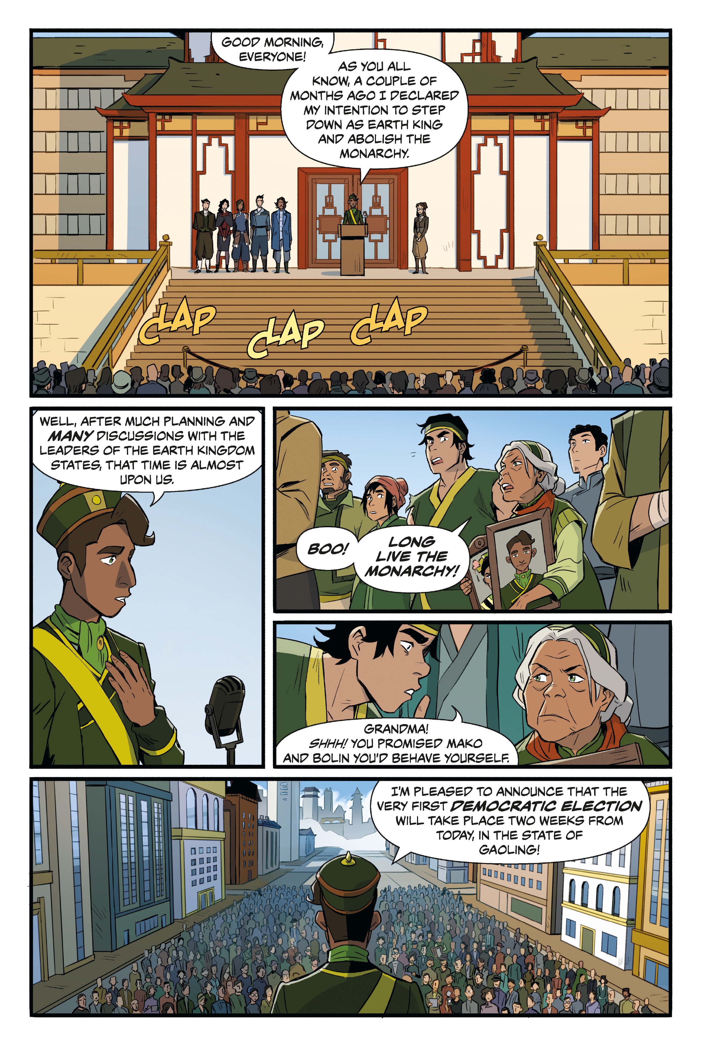 Read online Nickelodeon The Legend of Korra: Ruins of the Empire comic -  Issue # TPB 1 - 13
