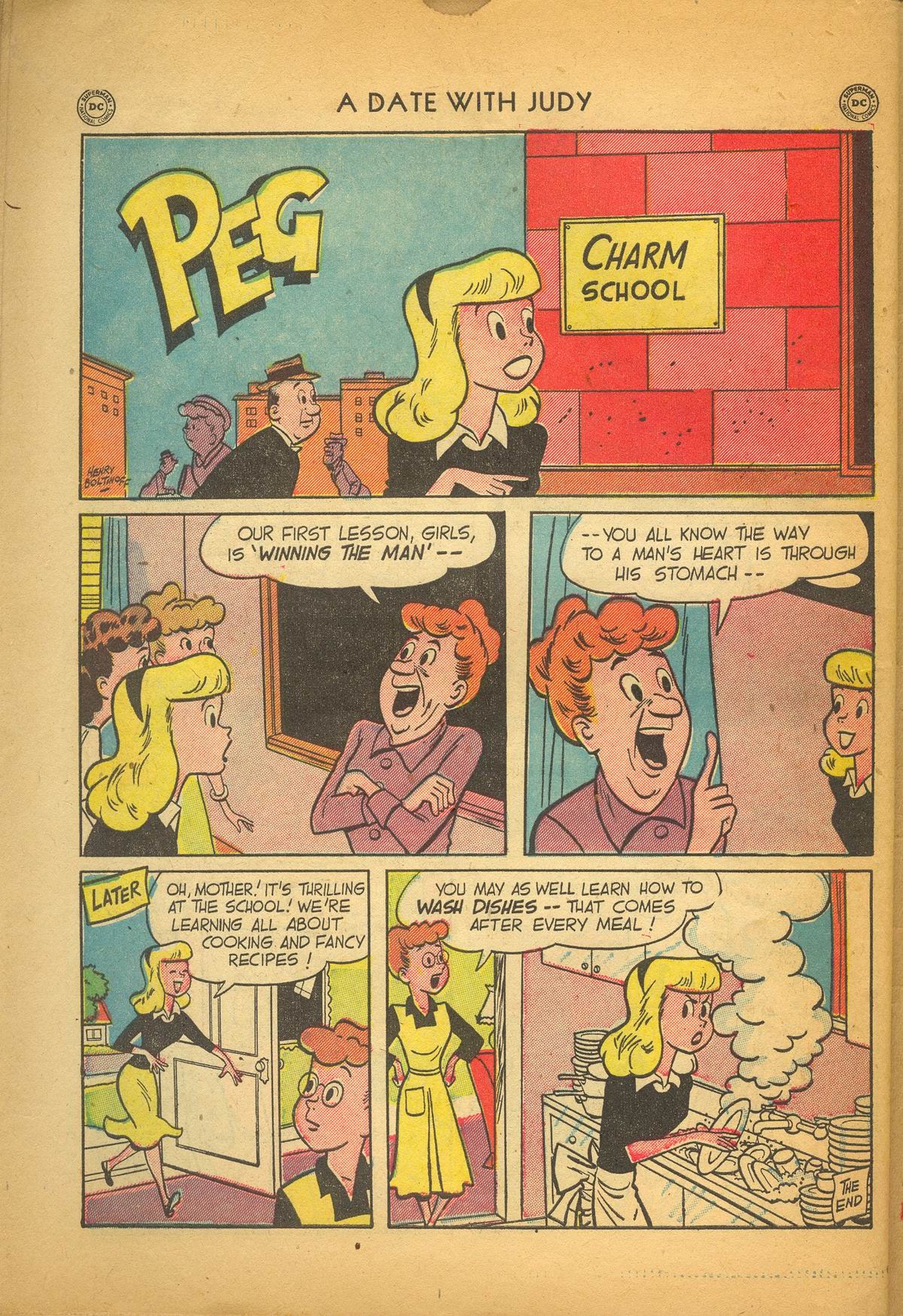 Read online A Date with Judy comic -  Issue #17 - 48