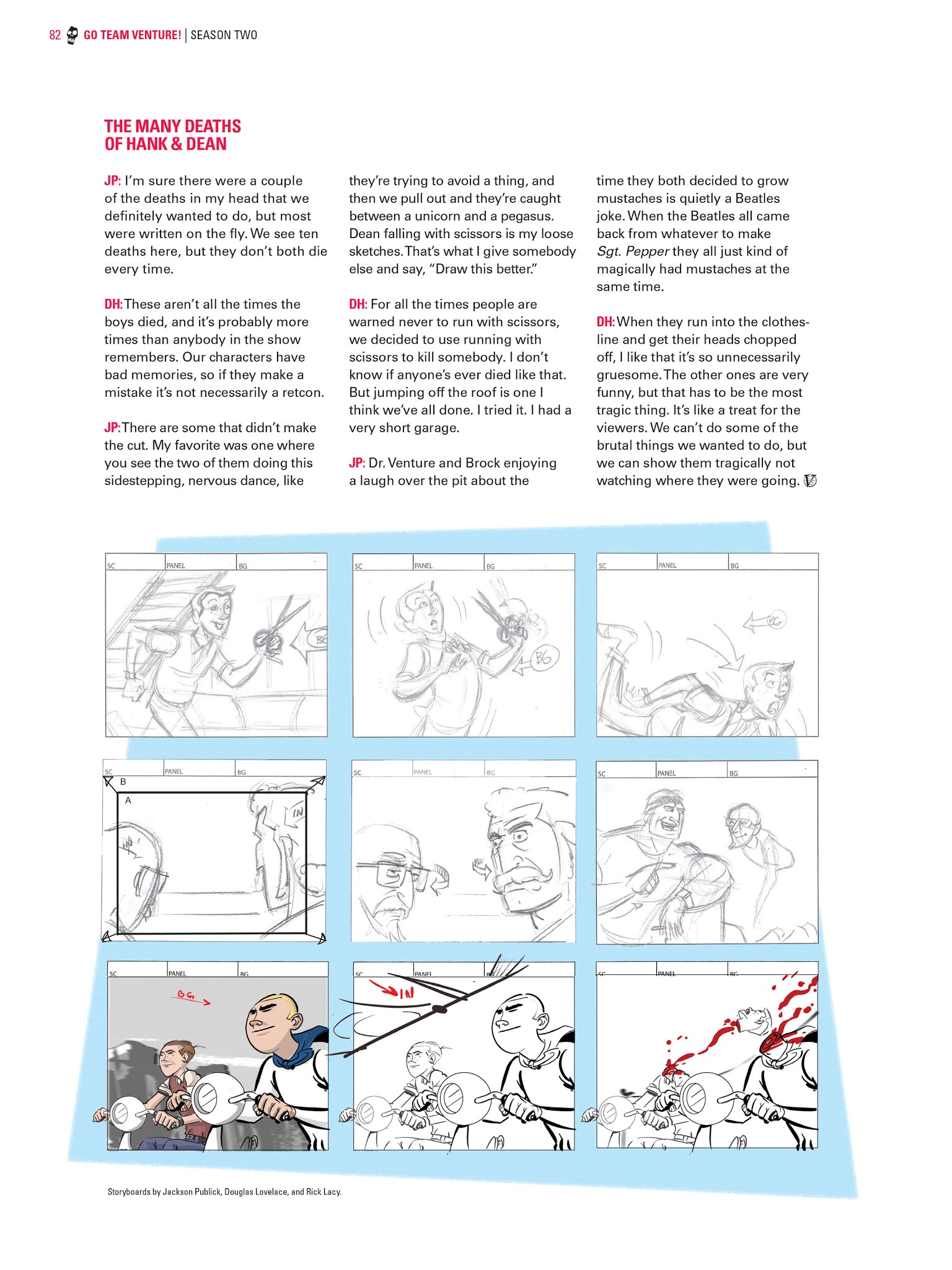 Read online Go Team Venture!: The Art and Making of The Venture Bros. comic -  Issue # TPB (Part 1) - 82