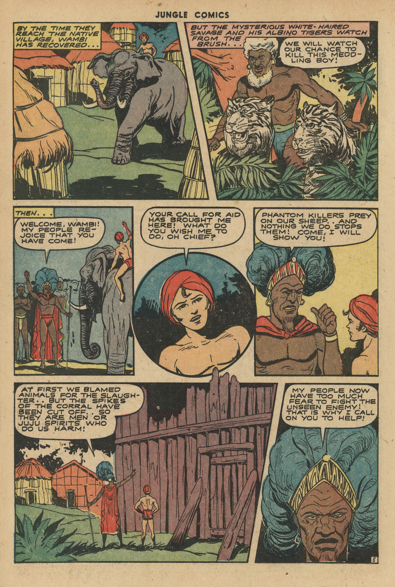Read online Jungle Comics comic -  Issue #54 - 32