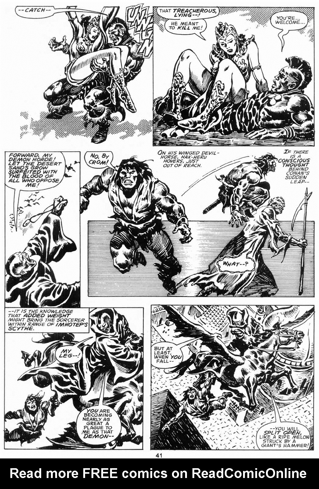 The Savage Sword Of Conan issue 206 - Page 42