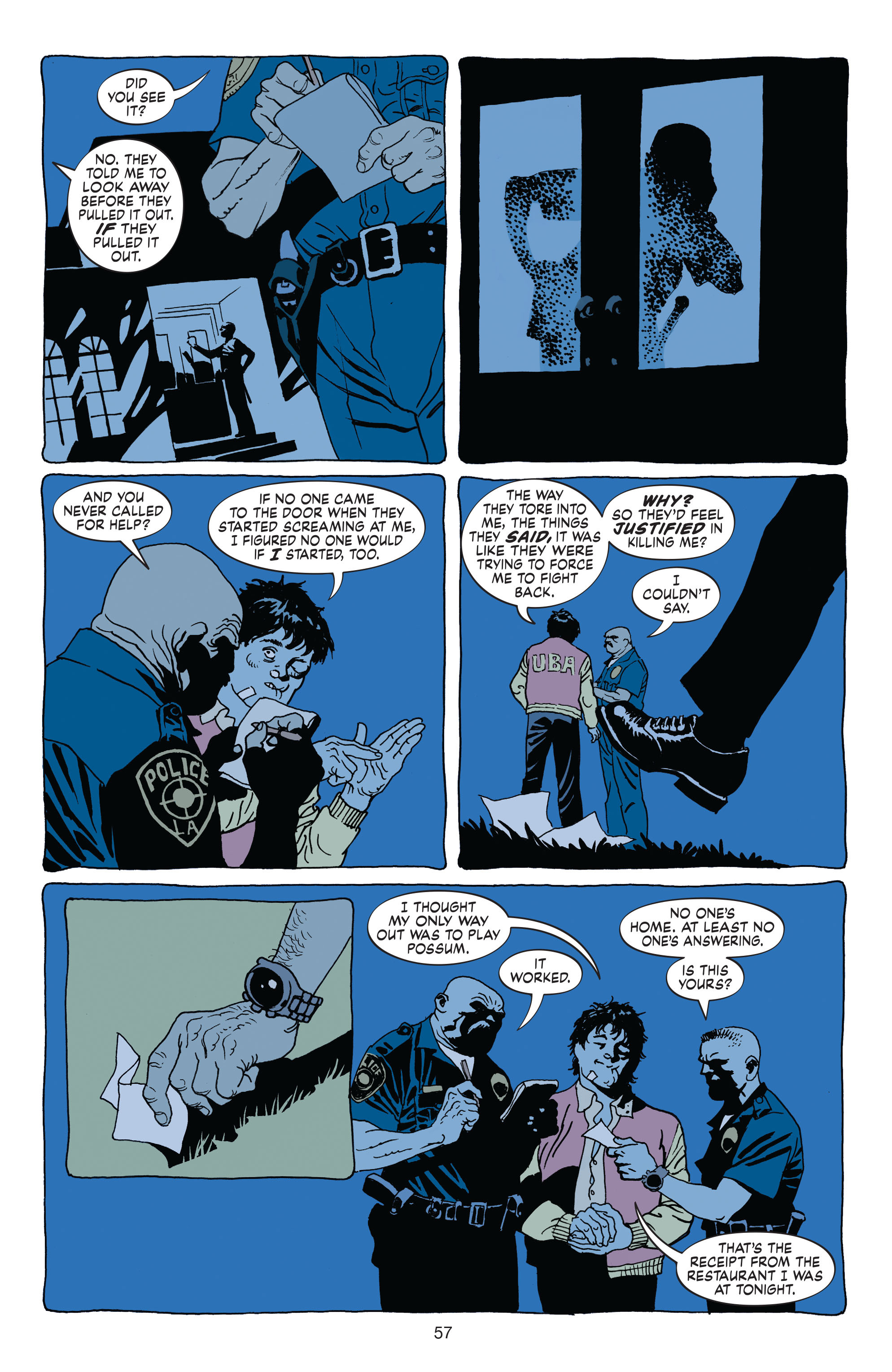 Read online Dark Night: A True Batman Story comic -  Issue # Full - 55