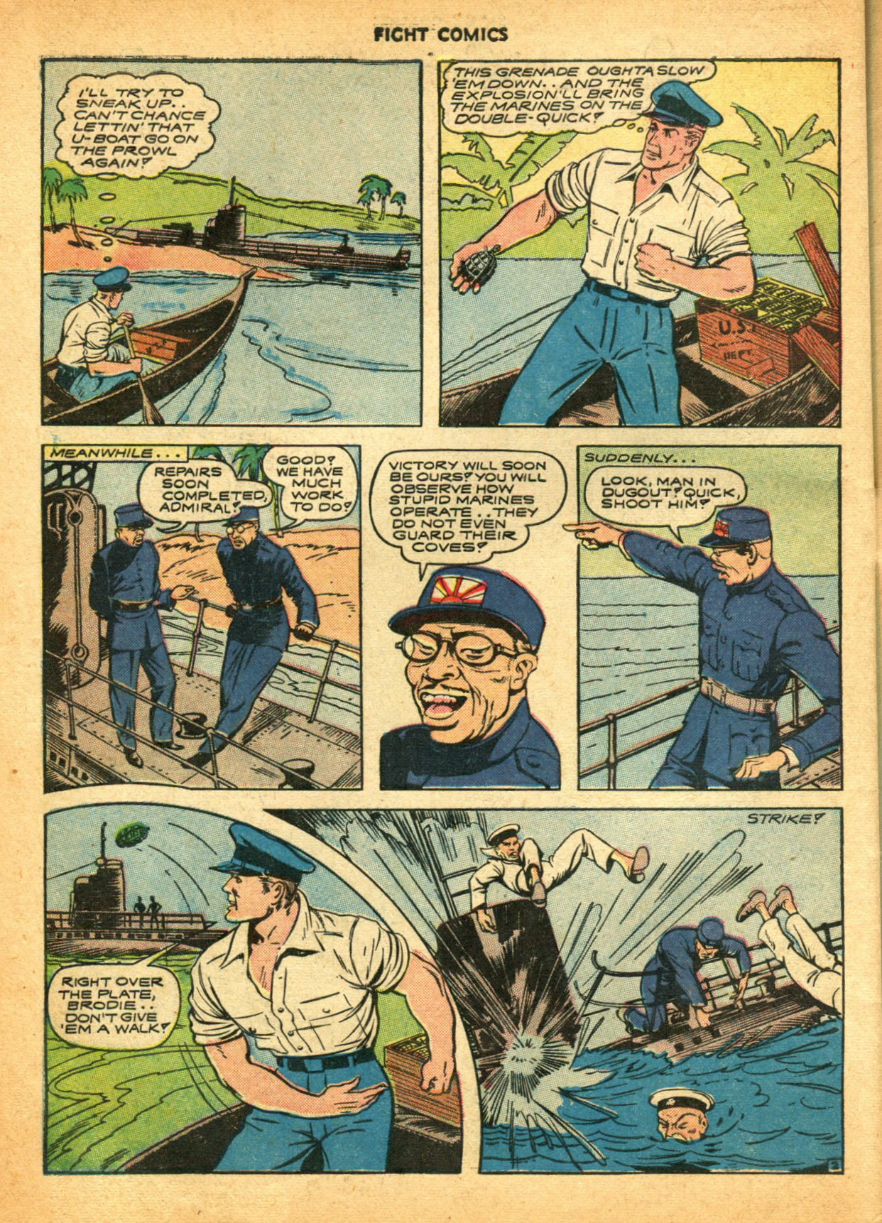 Read online Fight Comics comic -  Issue #28 - 52