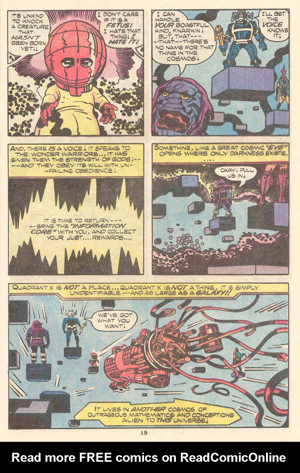 Read online Captain Victory and the Galactic Rangers (1981) comic -  Issue #8 - 22