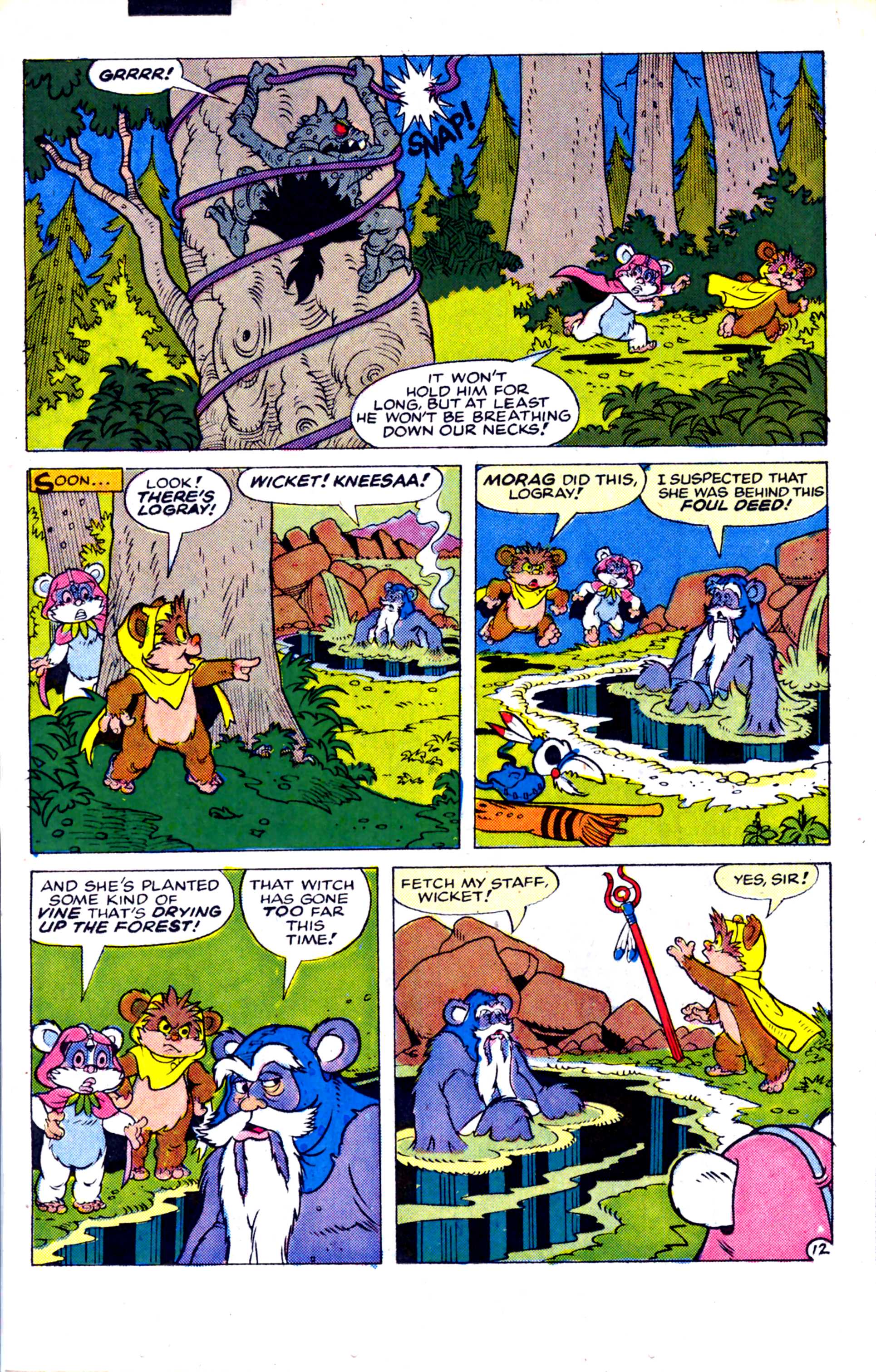 Read online Ewoks (1987) comic -  Issue #12 - 13