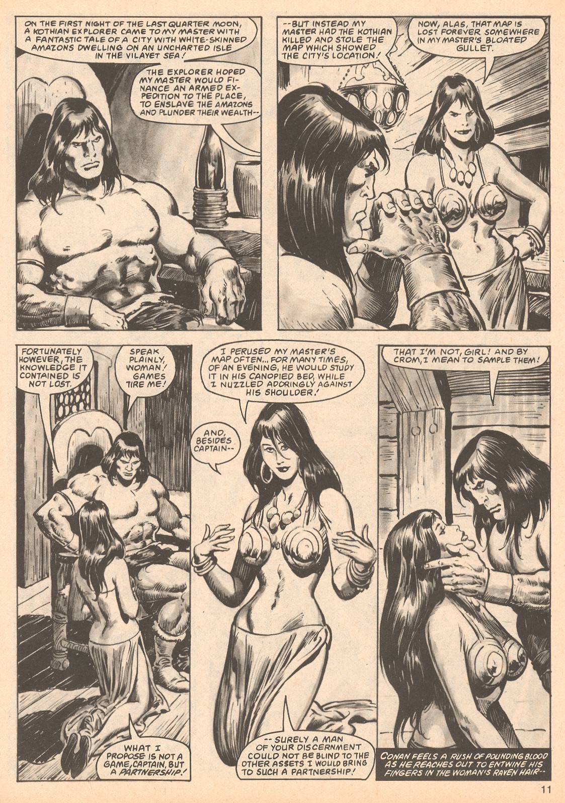 Read online The Savage Sword Of Conan comic -  Issue #62 - 11