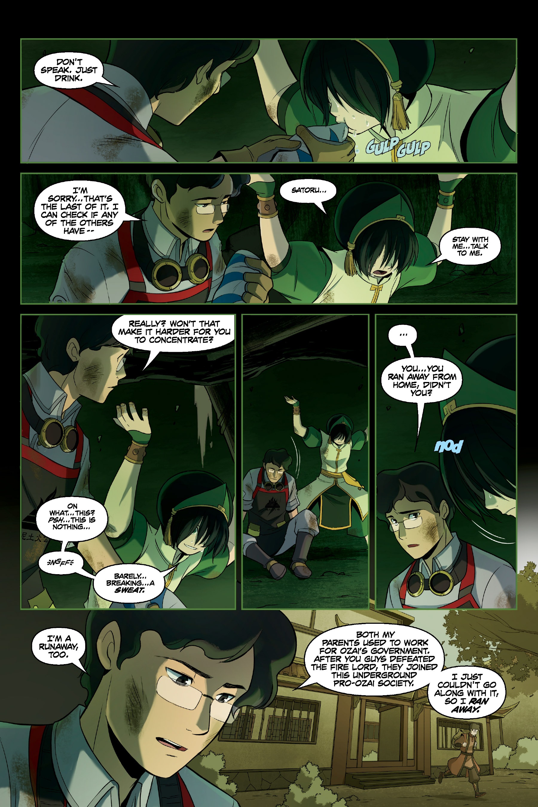 Read online Nickelodeon Avatar: The Last Airbender - The Rift comic -  Issue # _Omnibus (Part 2) - 51