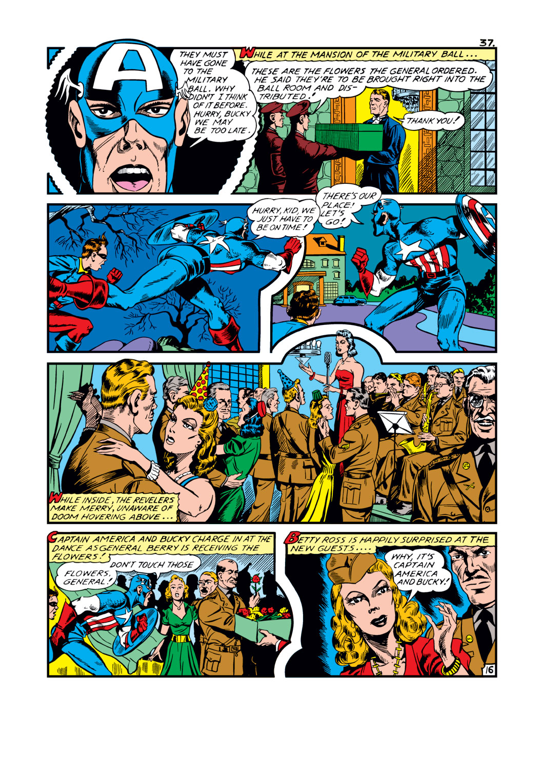Read online Captain America Comics comic -  Issue #14 - 38