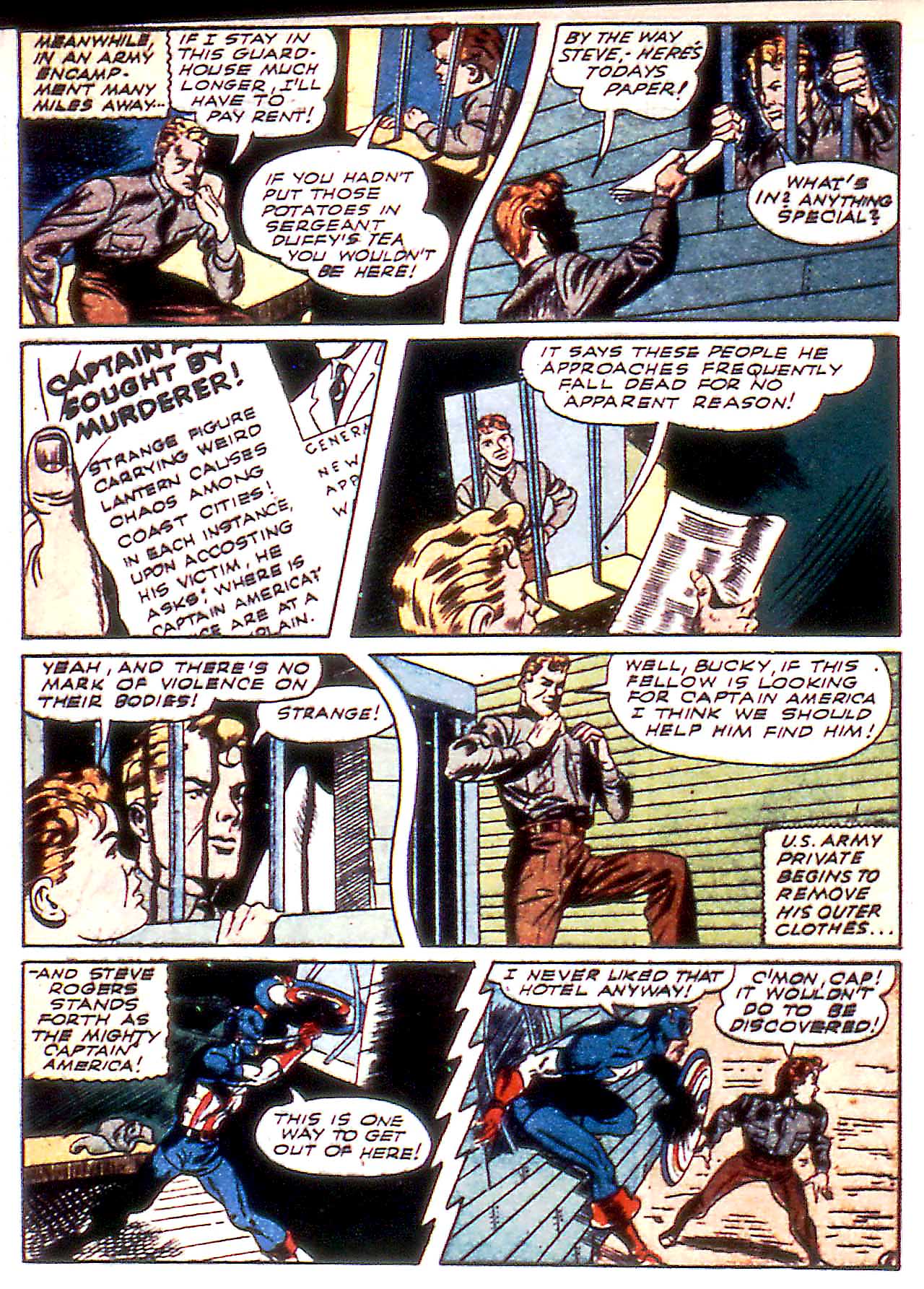 Read online Captain America Comics comic -  Issue #21 - 36