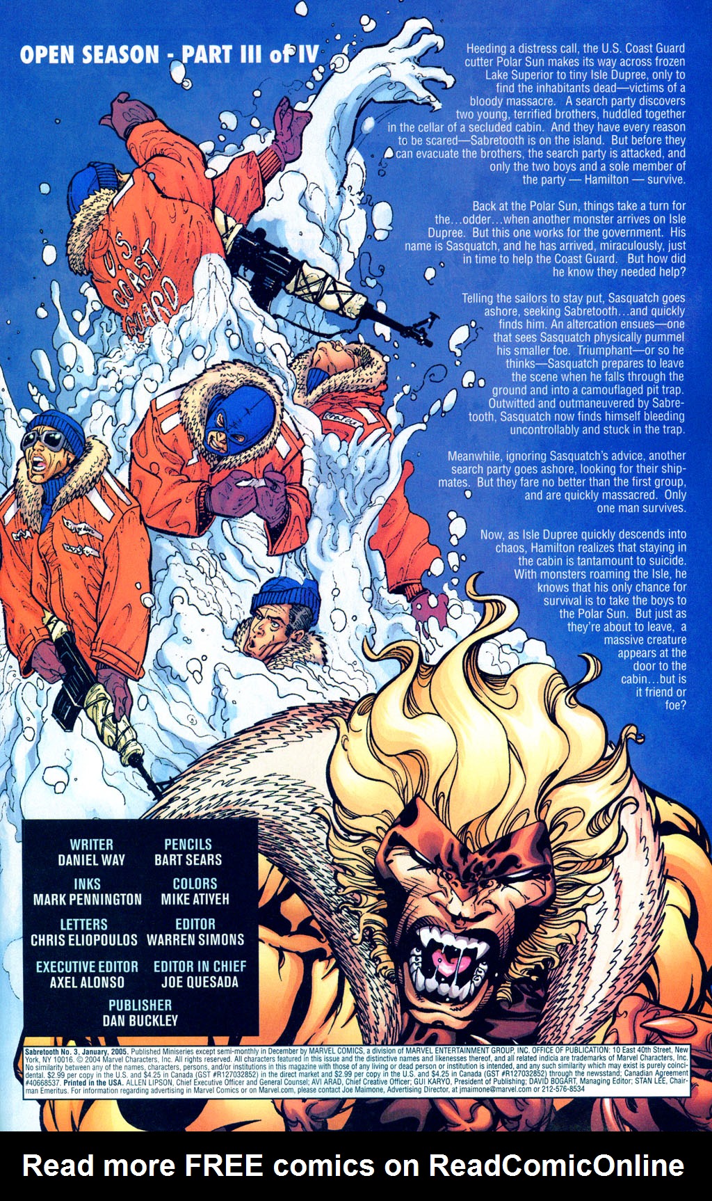 Read online Sabretooth (2004) comic -  Issue #3 - 2