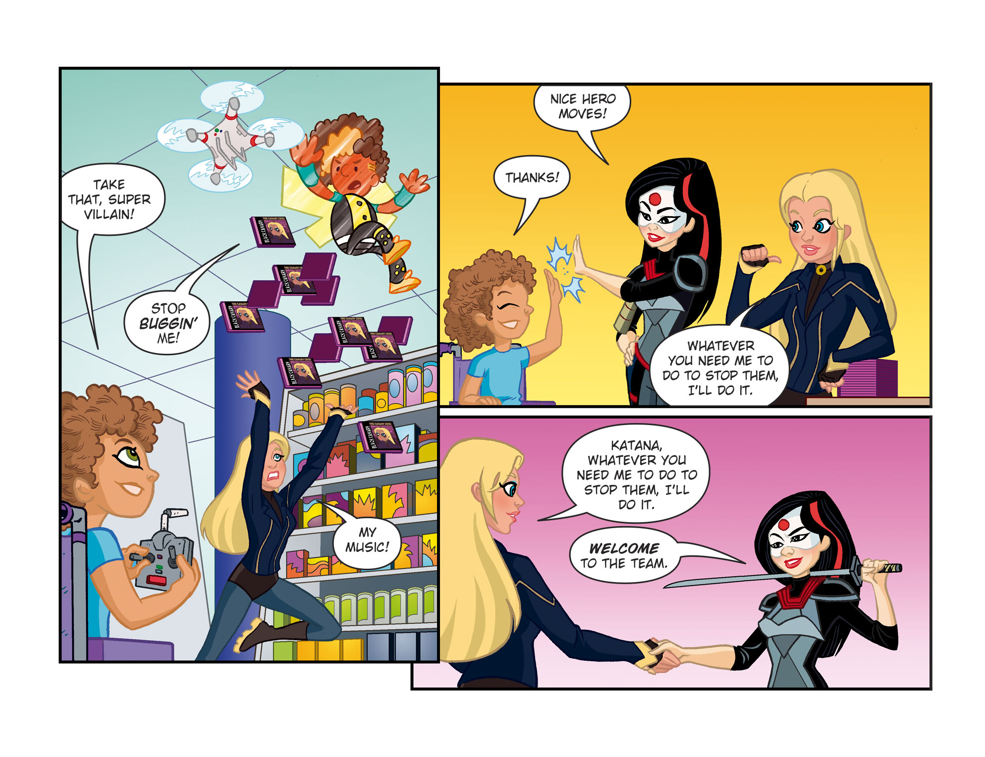Read online DC Super Hero Girls: Out of the Bottle comic -  Issue #8 - 9