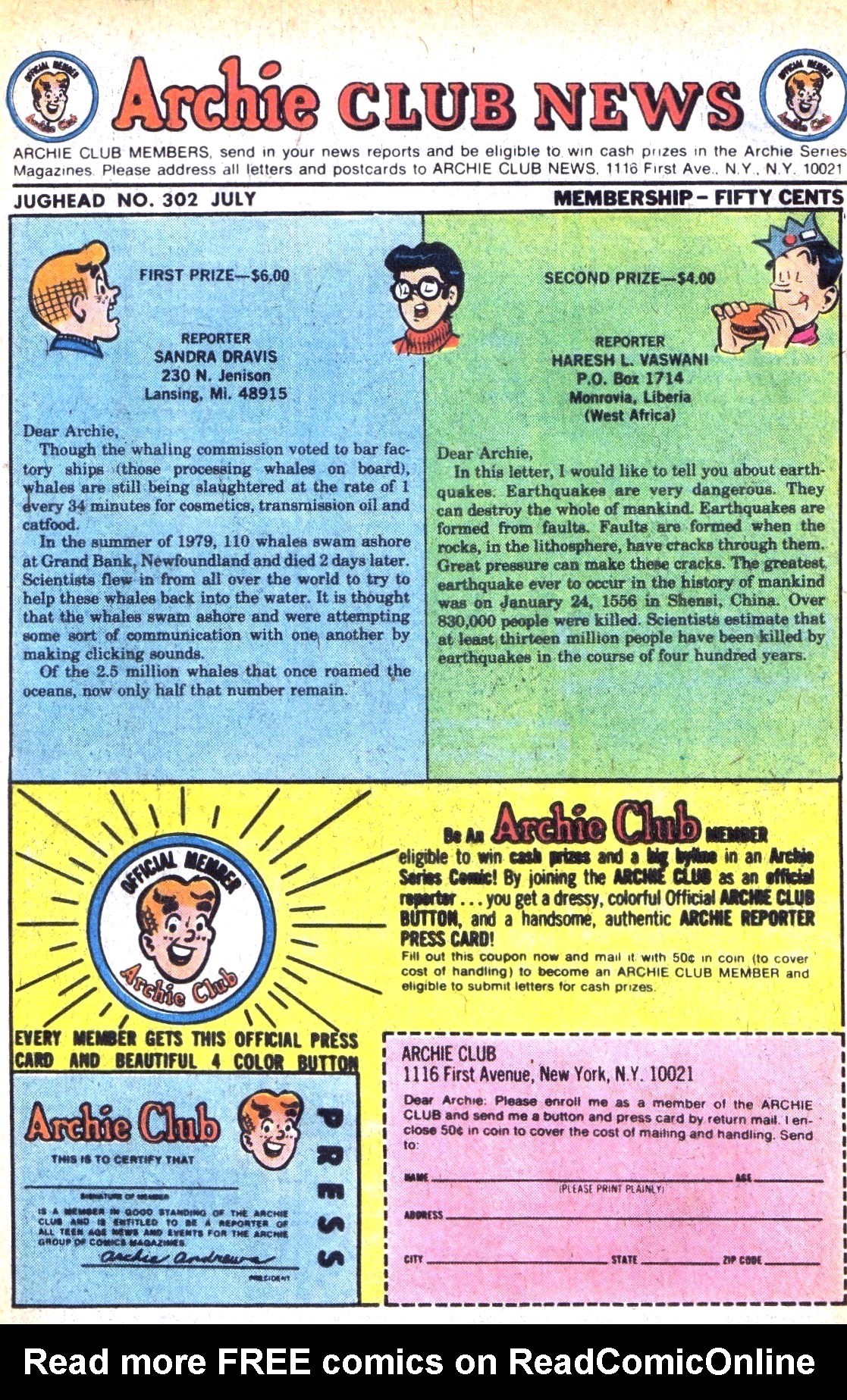 Read online Jughead (1965) comic -  Issue #302 - 26