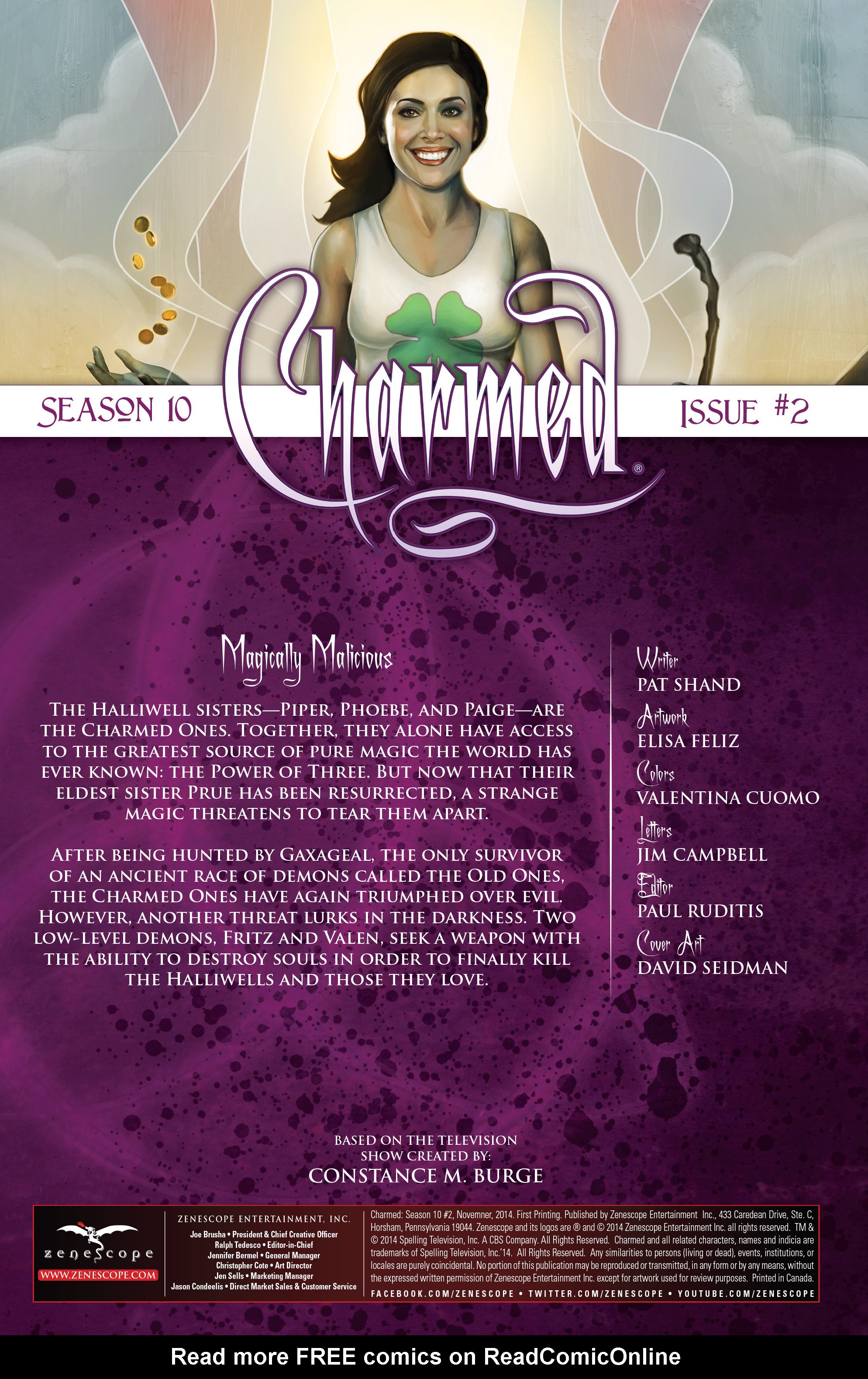 Read online Charmed Season 10 comic -  Issue #2 - 2