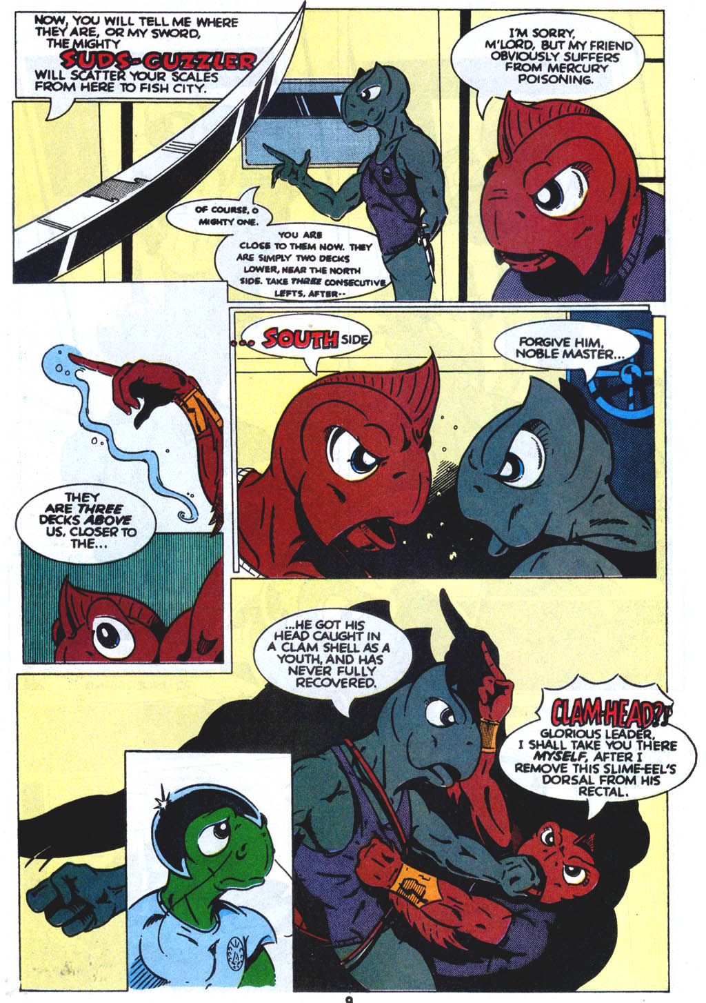 Read online Fish Police comic -  Issue #4 - 7