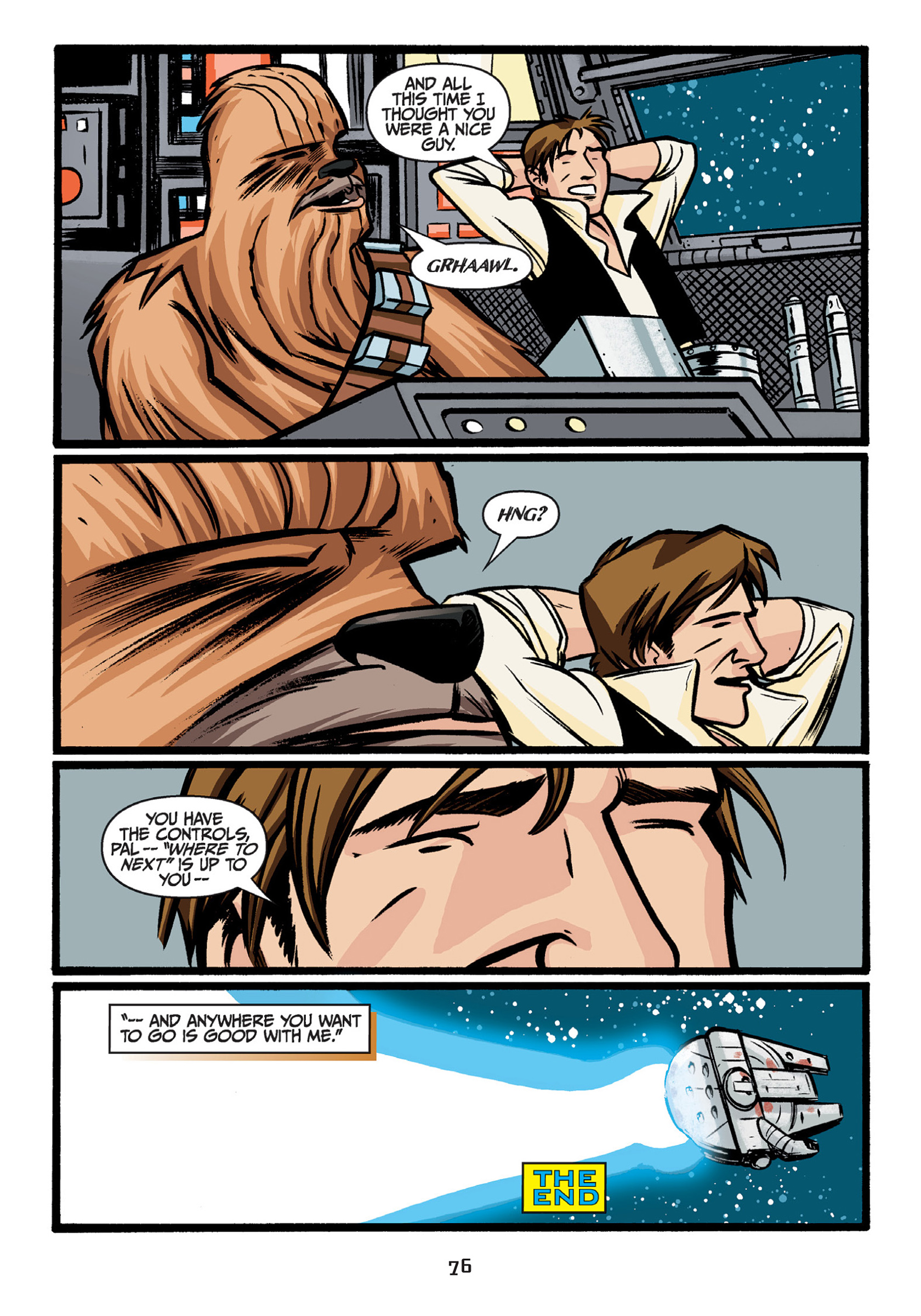 Read online Star Wars Adventures comic -  Issue # Issue Han Solo and the Hollow Moon of Khorya - 78