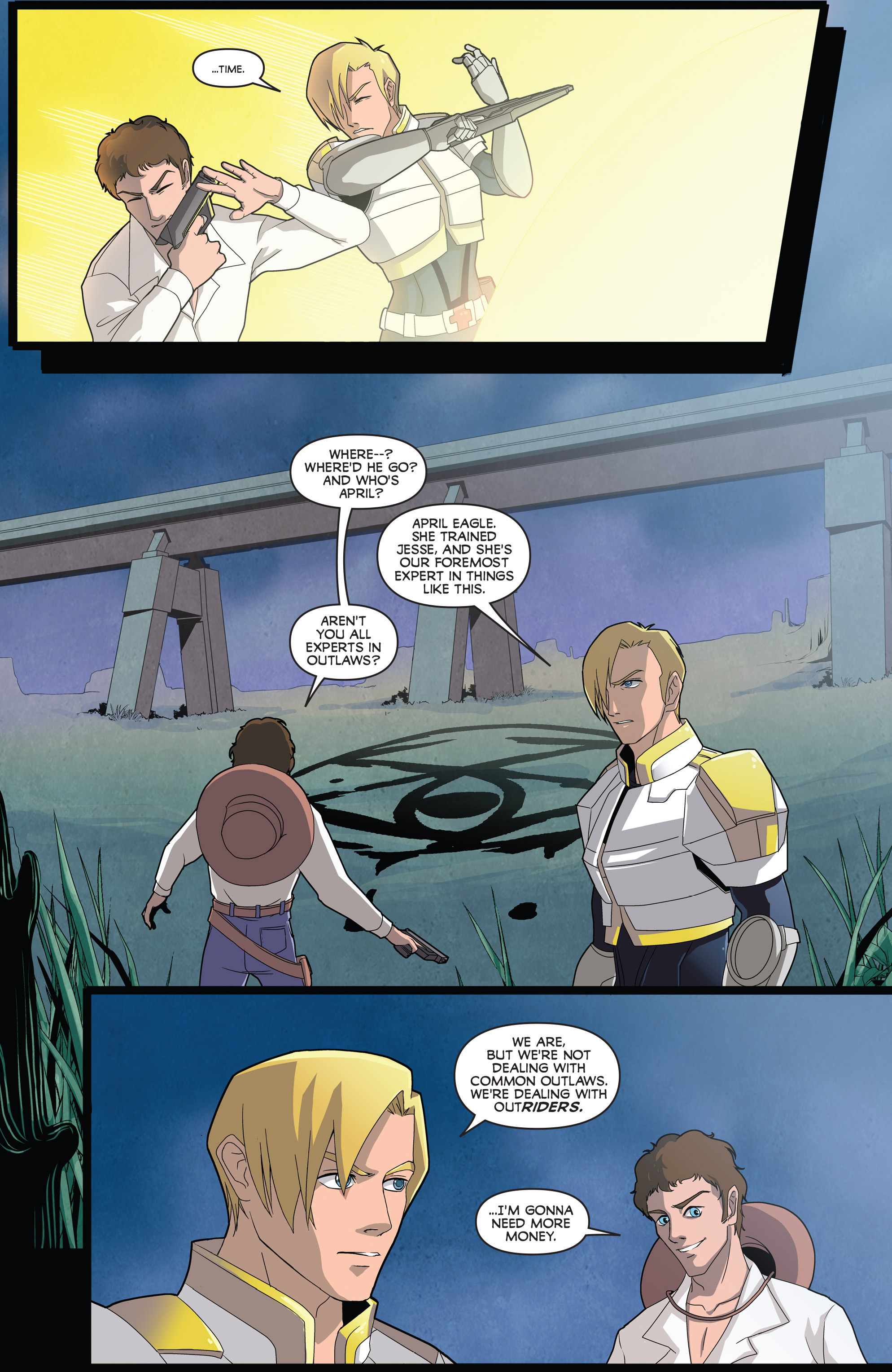 Read online Saber Rider and the Star Sheriffs comic -  Issue #1 - 14