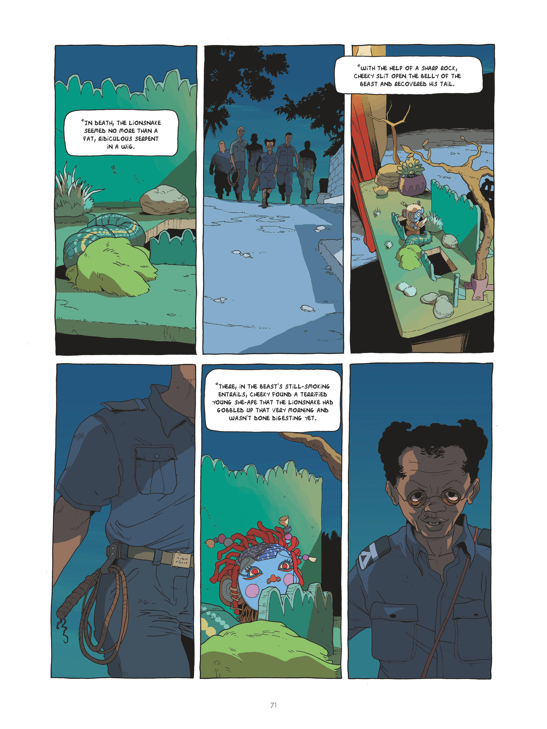 Read online Zidrou-Beuchot's African Trilogy comic -  Issue # TPB 1 - 71