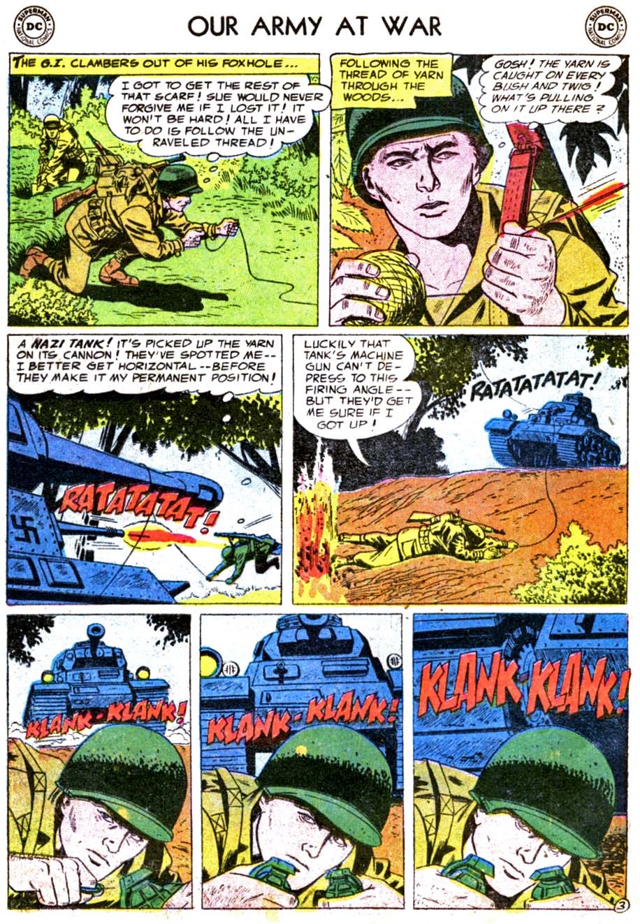 Read online Our Army at War (1952) comic -  Issue #42 - 14