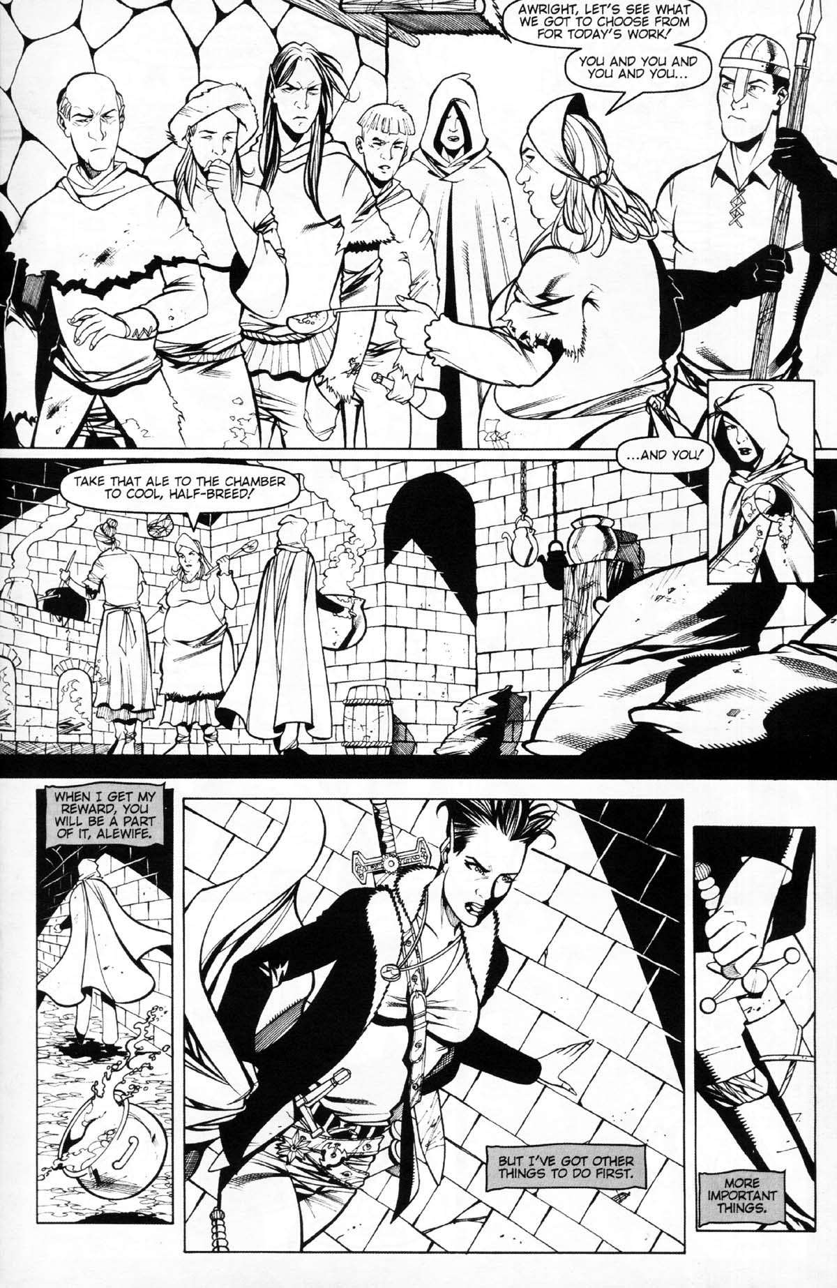 Read online Dungeons & Dragons: Black & White comic -  Issue #5 - 21