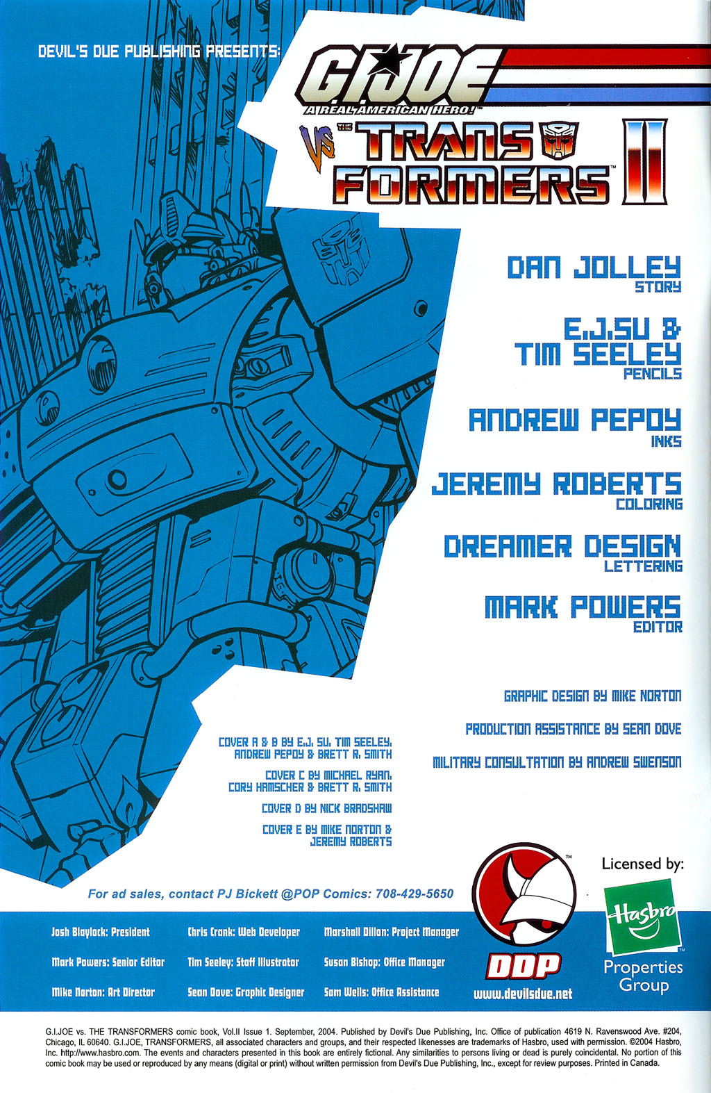 Read online G.I. Joe vs. The Transformers II comic -  Issue #1 - 2