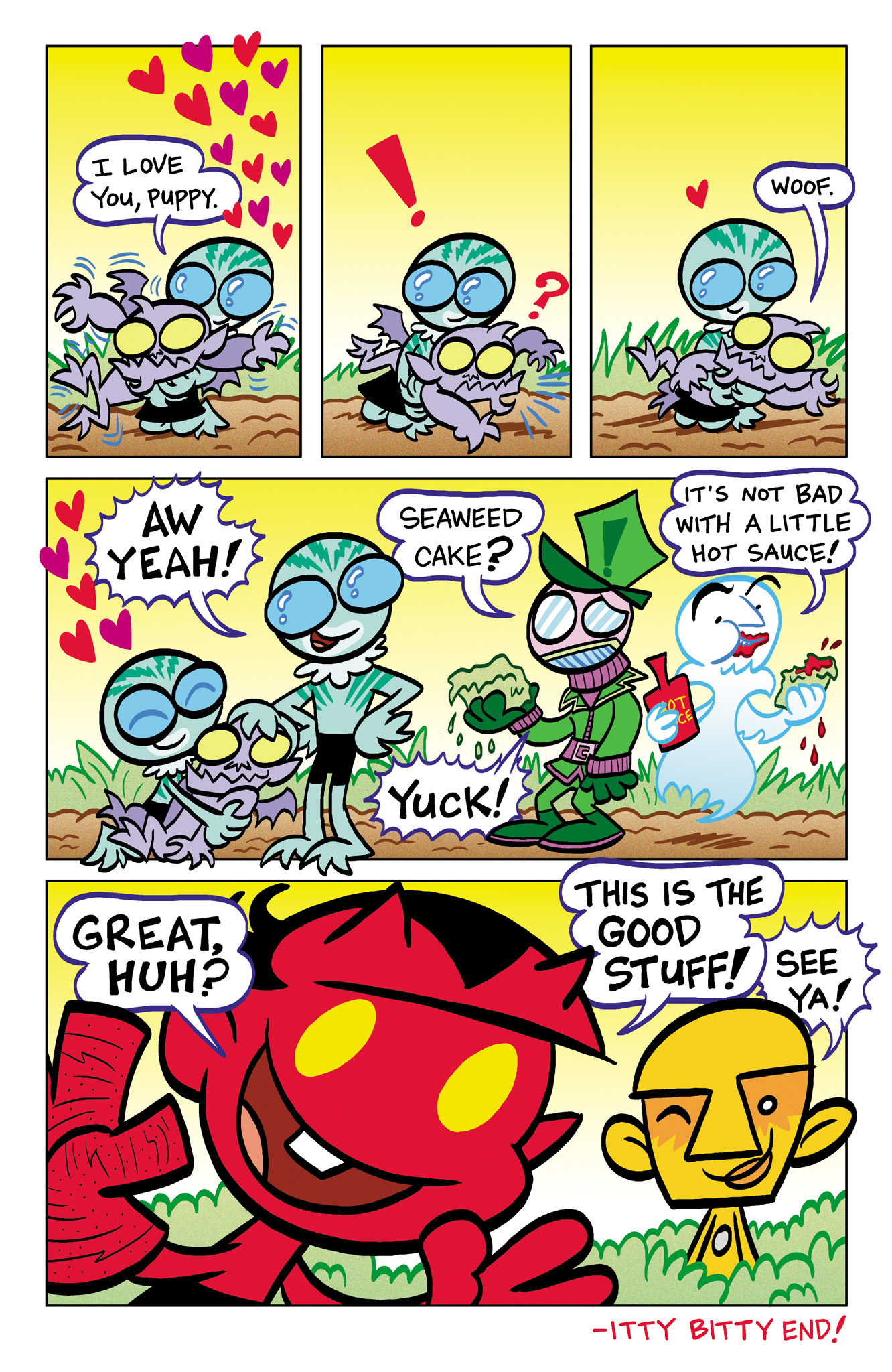 Read online Itty Bitty Hellboy comic -  Issue #5 - 24