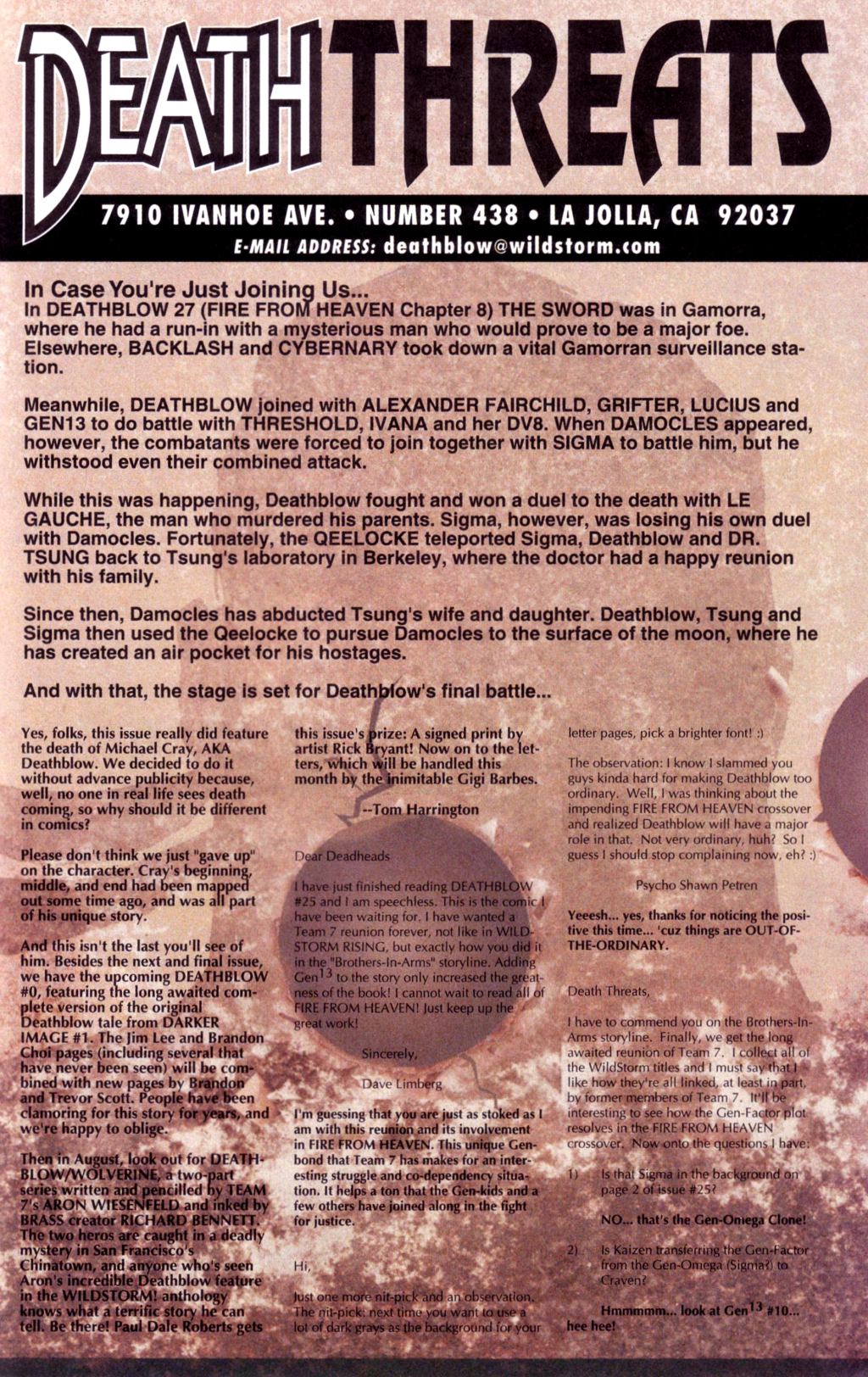 Read online Deathblow comic -  Issue #28 - 24