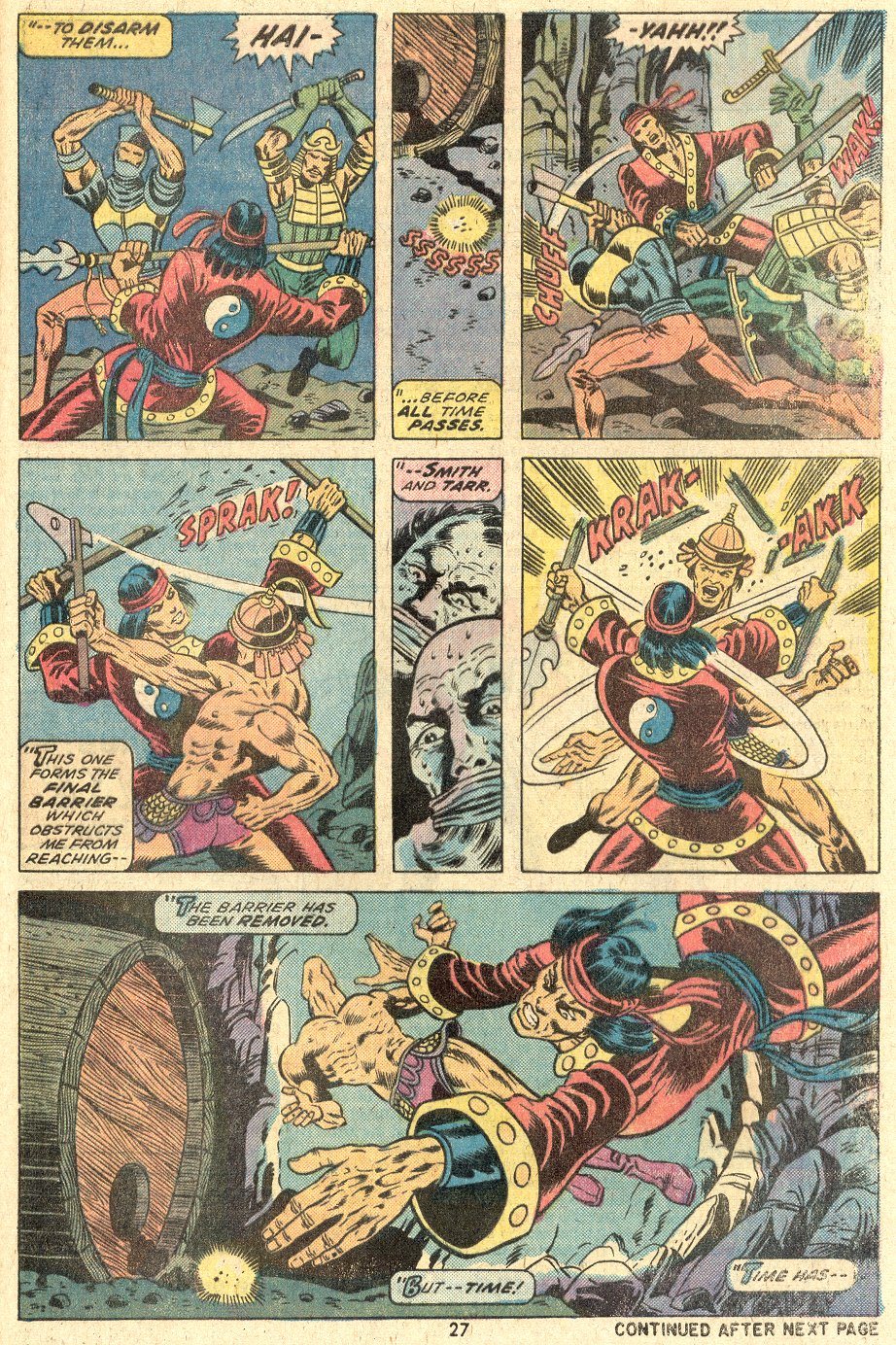 Read online Master of Kung Fu (1974) comic -  Issue #22 - 16