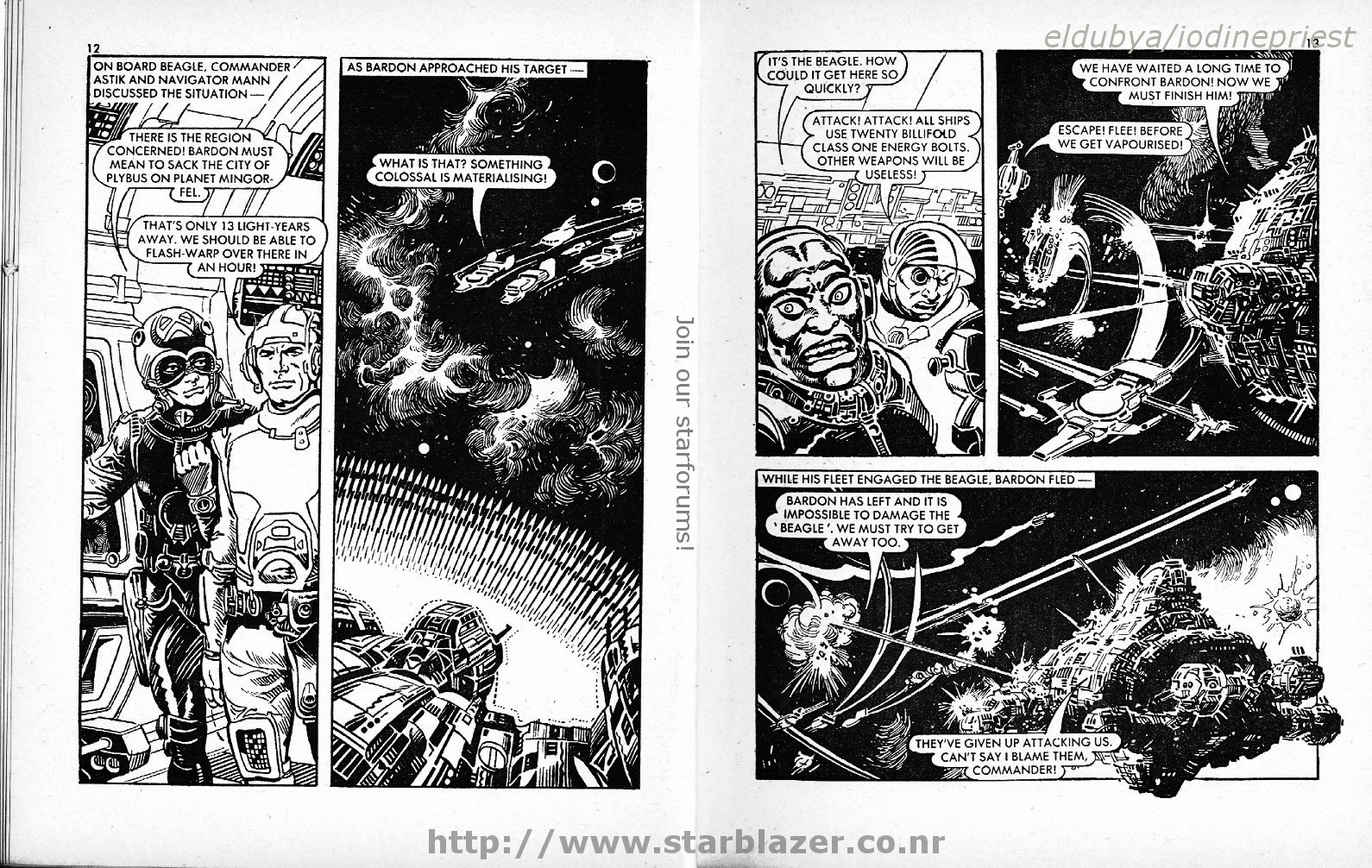 Read online Starblazer comic -  Issue #134 - 8