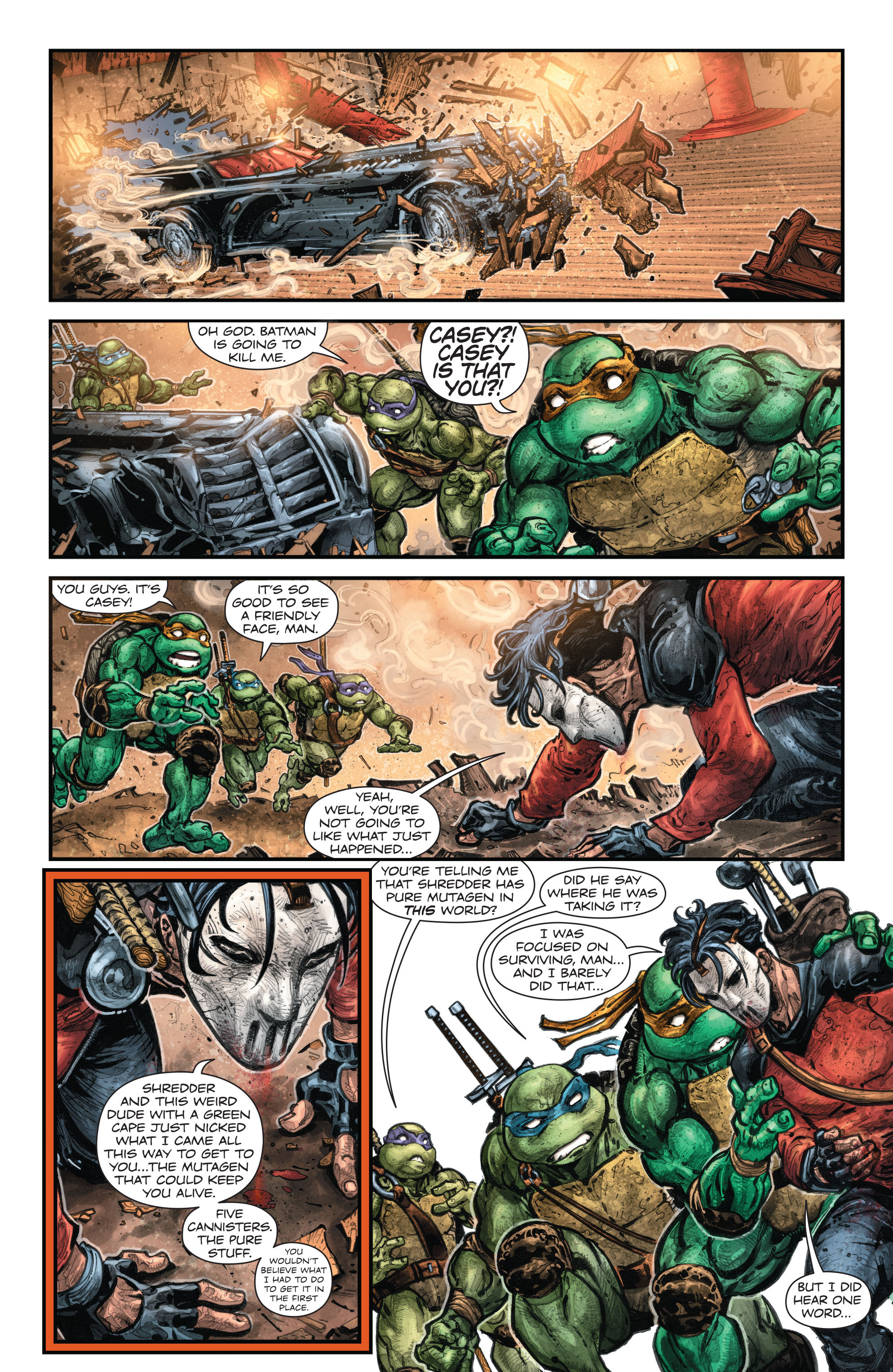 Read online Batman/Teenage Mutant Ninja Turtles comic -  Issue #4 - 22