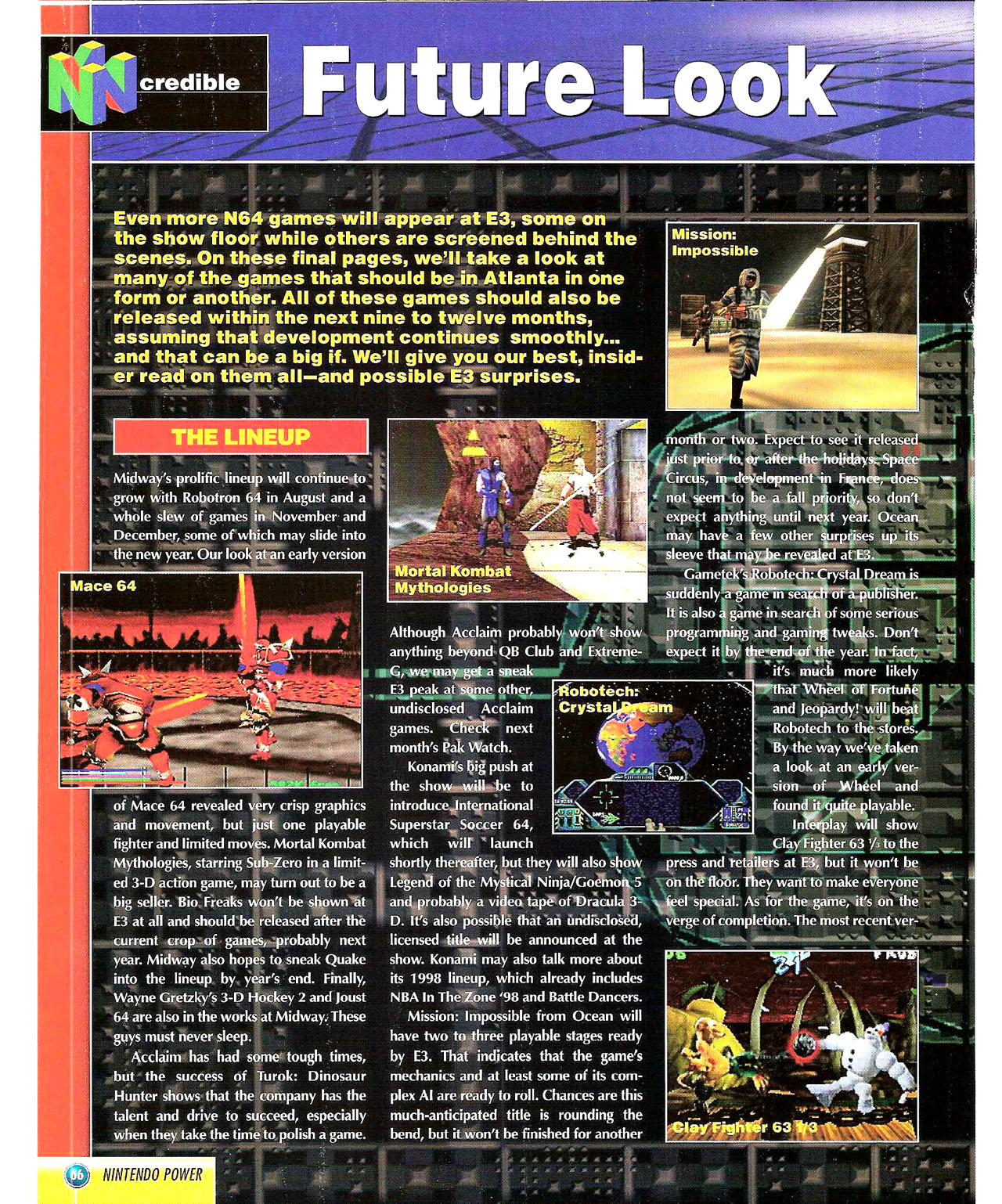 Read online Nintendo Power comic -  Issue #98 - 72