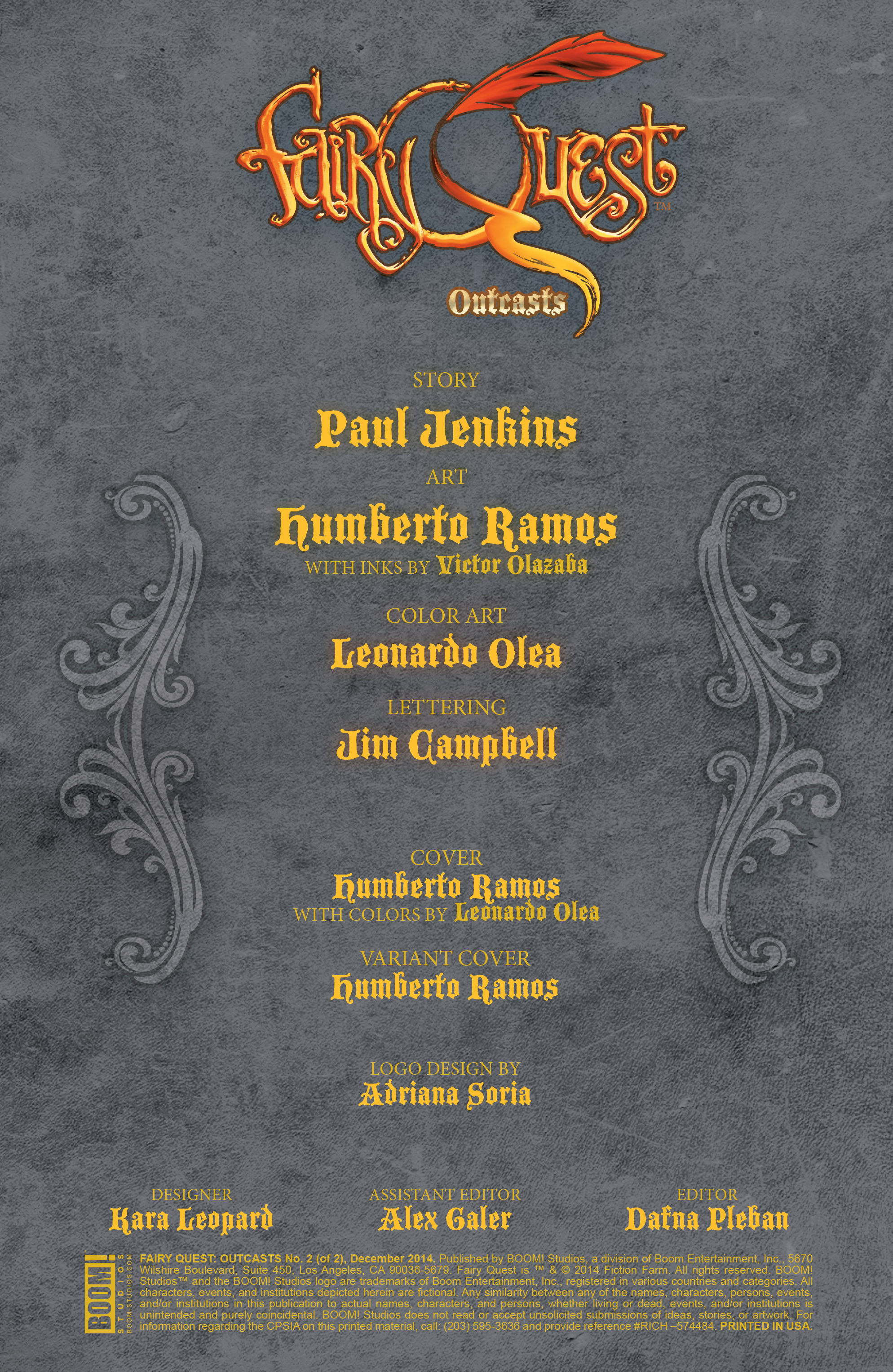 Read online Fairy Quest: Outcasts comic -  Issue #2 - 2