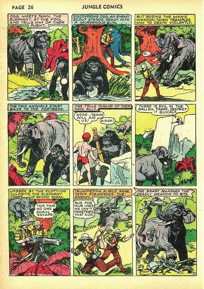 Read online Jungle Comics comic -  Issue #25 - 28